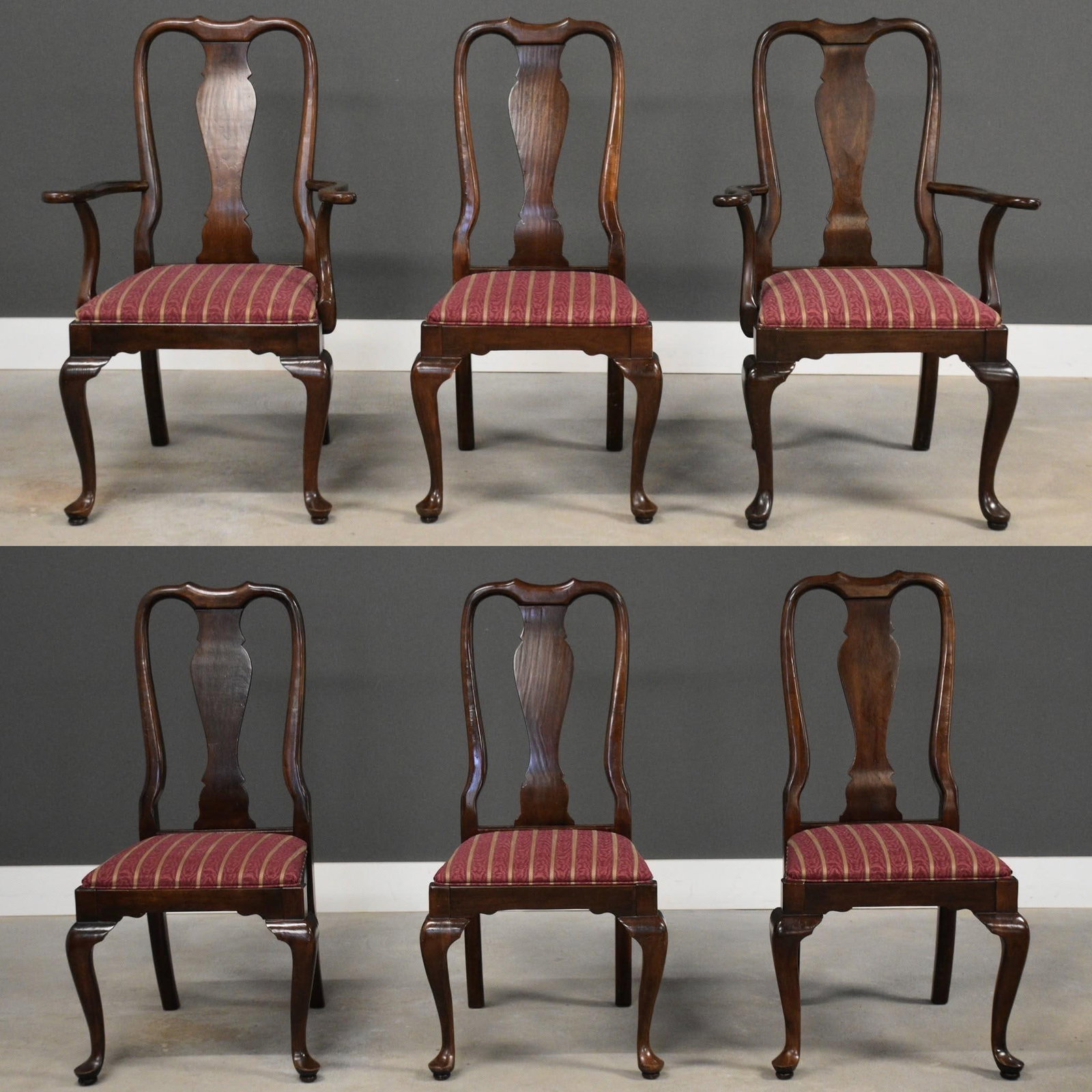 Cherry Dining Chairs by Ethan Allen - Set of 6 - 3