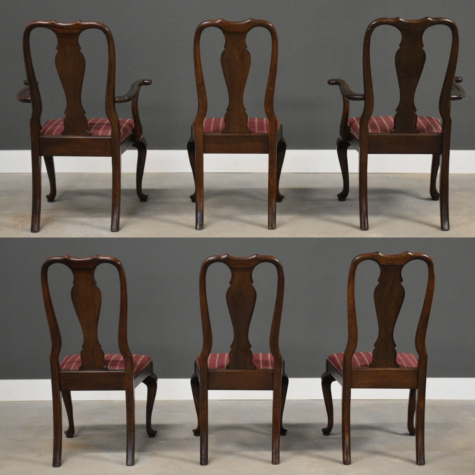 Cherry Dining Chairs by Ethan Allen - Set of 6 - 5
