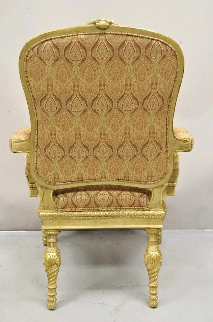 Oscar De La Renta Home Century Furniture Italian Neoclassical Lounge Arm Chair - 10