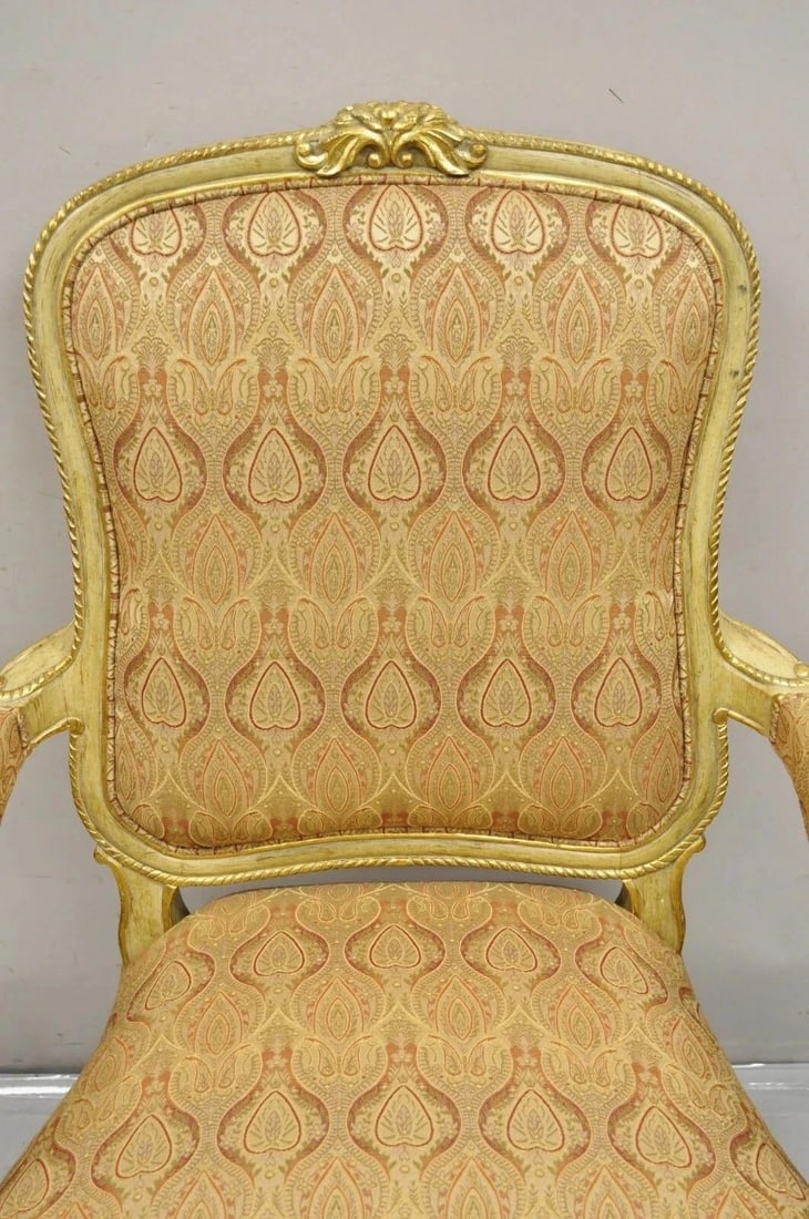 Oscar De La Renta Home Century Furniture Italian Neoclassical Lounge Arm Chair - 3
