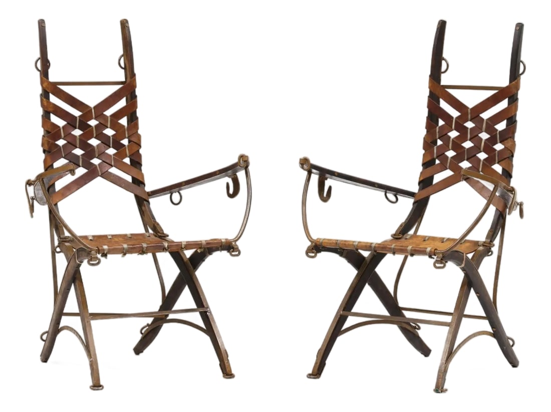Alberto Marconetti (Italian, 20th Century), Pair of Assemblage Armchairs (1 of 8)