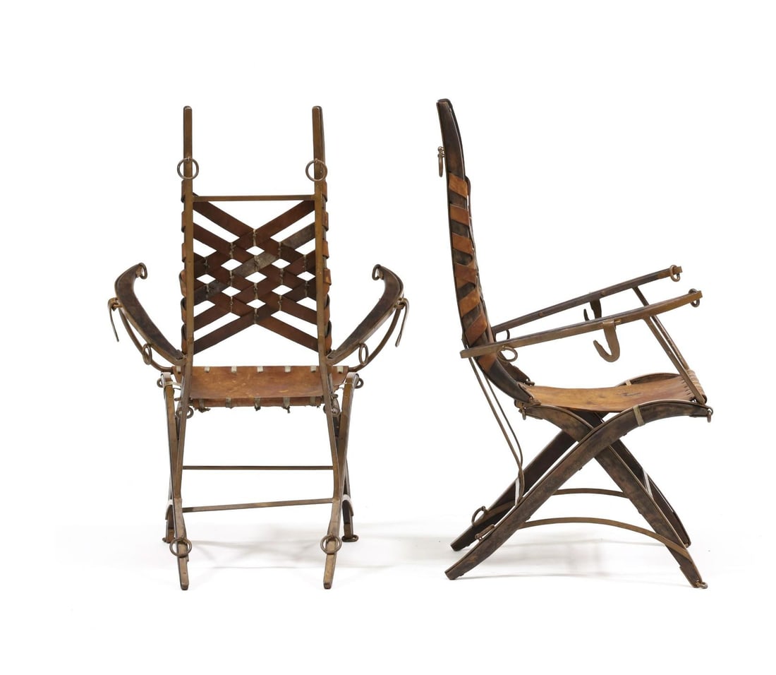 Alberto Marconetti (Italian, 20th Century), Pair of Assemblage Armchairs - 8