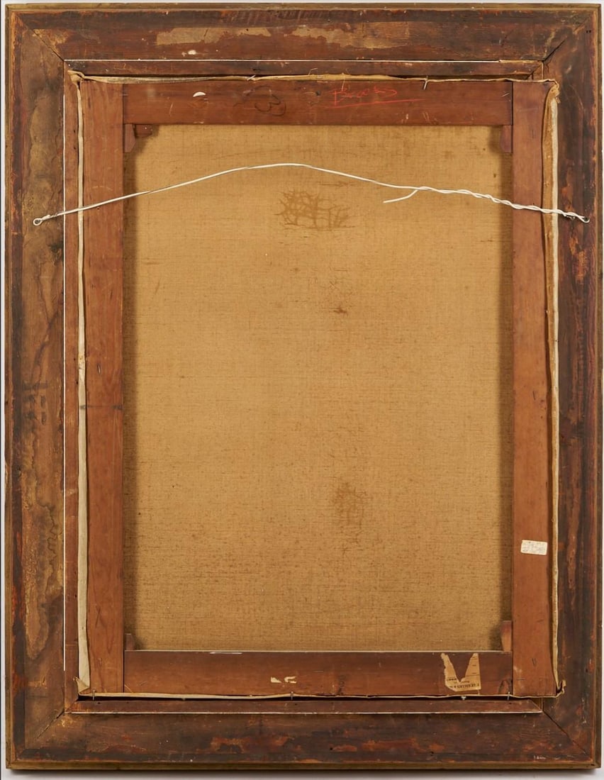 British School 19th C. O/C Nautical Portrait - 6