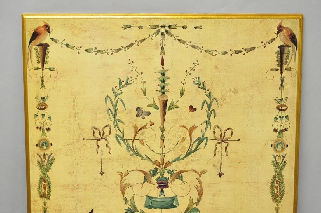 Vintage Ballard Design Neoclassical English Adams Style Printed Wall Art Picture - 3