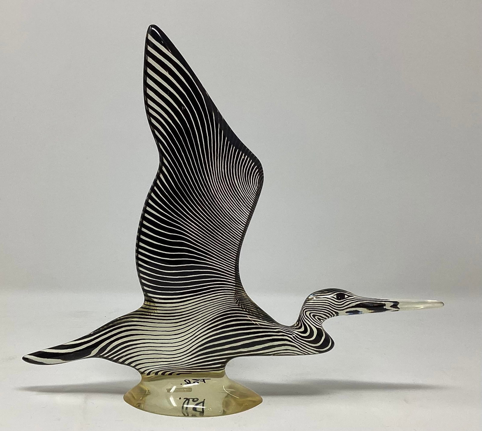 Abraham Palatnik Mid-Century Lucite Heron Bird Sculpture - 2