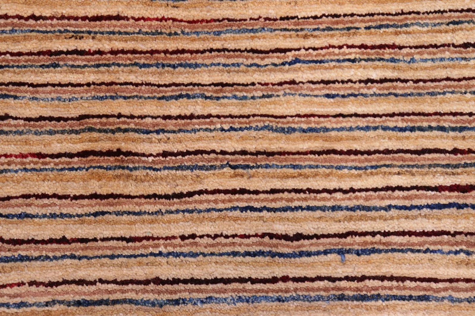 1990s Boho Chic Gabbeh Red/Brown Wool Rug - 4'11" X 7'1" - 5