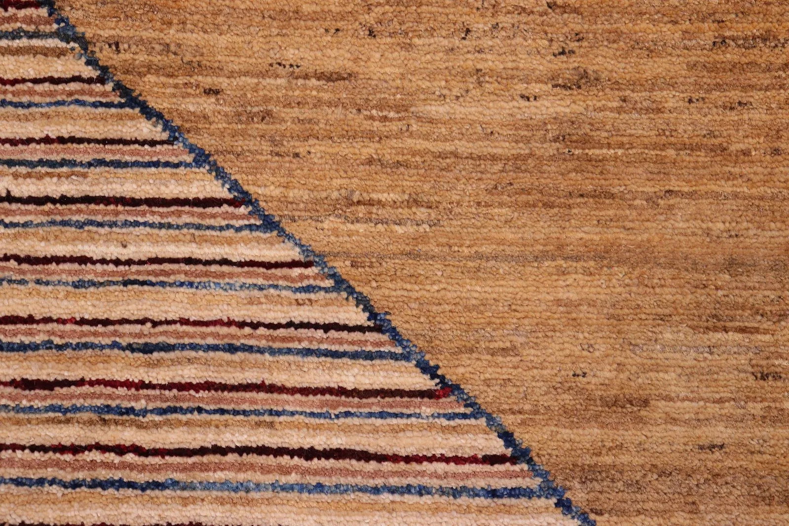 1990s Boho Chic Gabbeh Red/Brown Wool Rug - 4'11" X 7'1" - 6