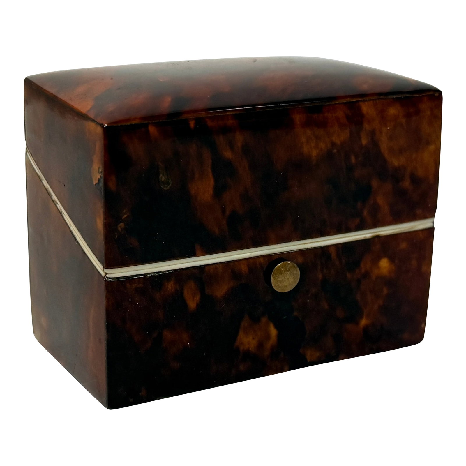 Dutch Regency Tortoiseshell Perfume Bottle Box, Circa 1830 (1 of 9)