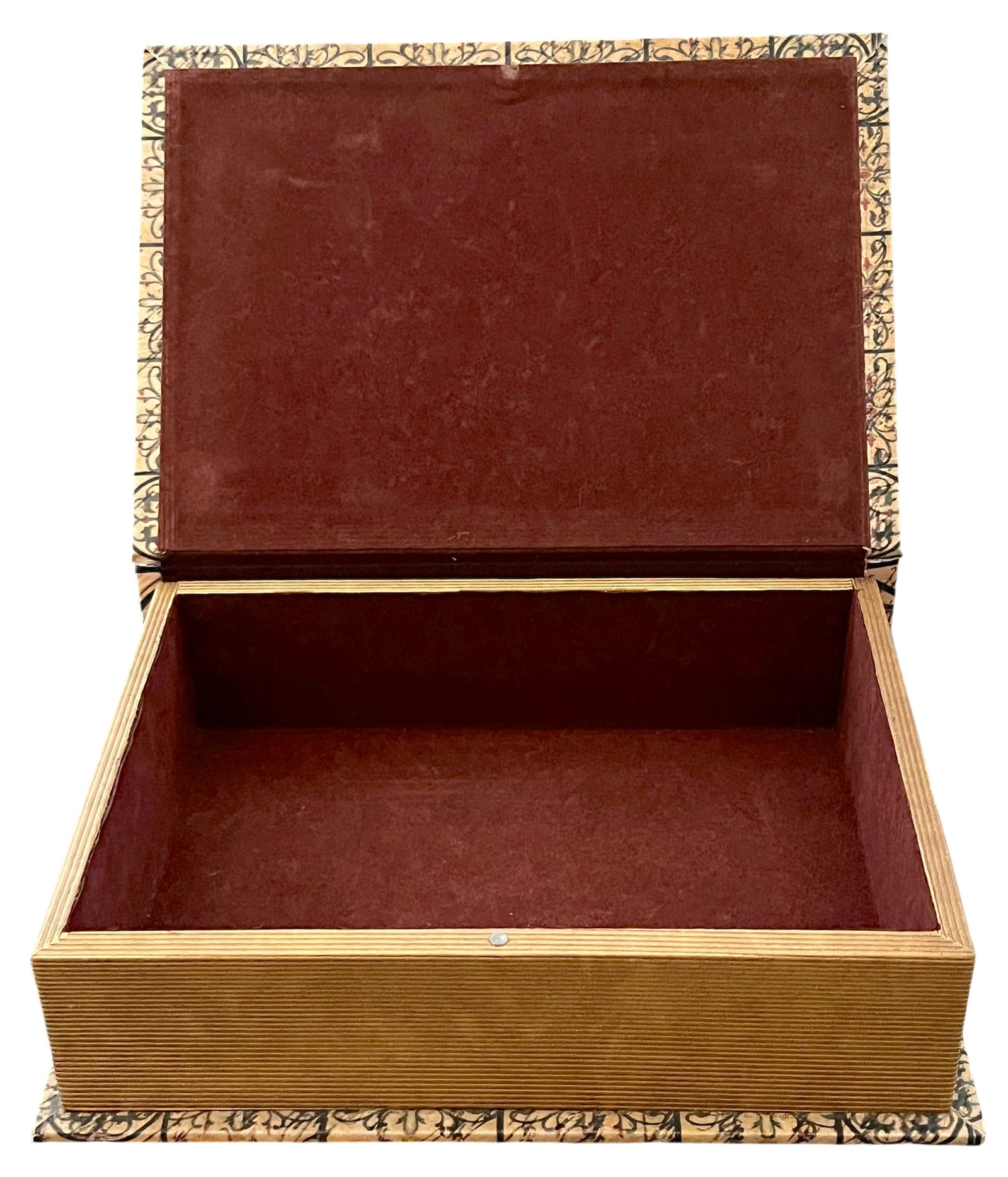 Pair of Trompe L'Oeil Faux Book Boxes in the Italian Florentine Style, 11" - 10