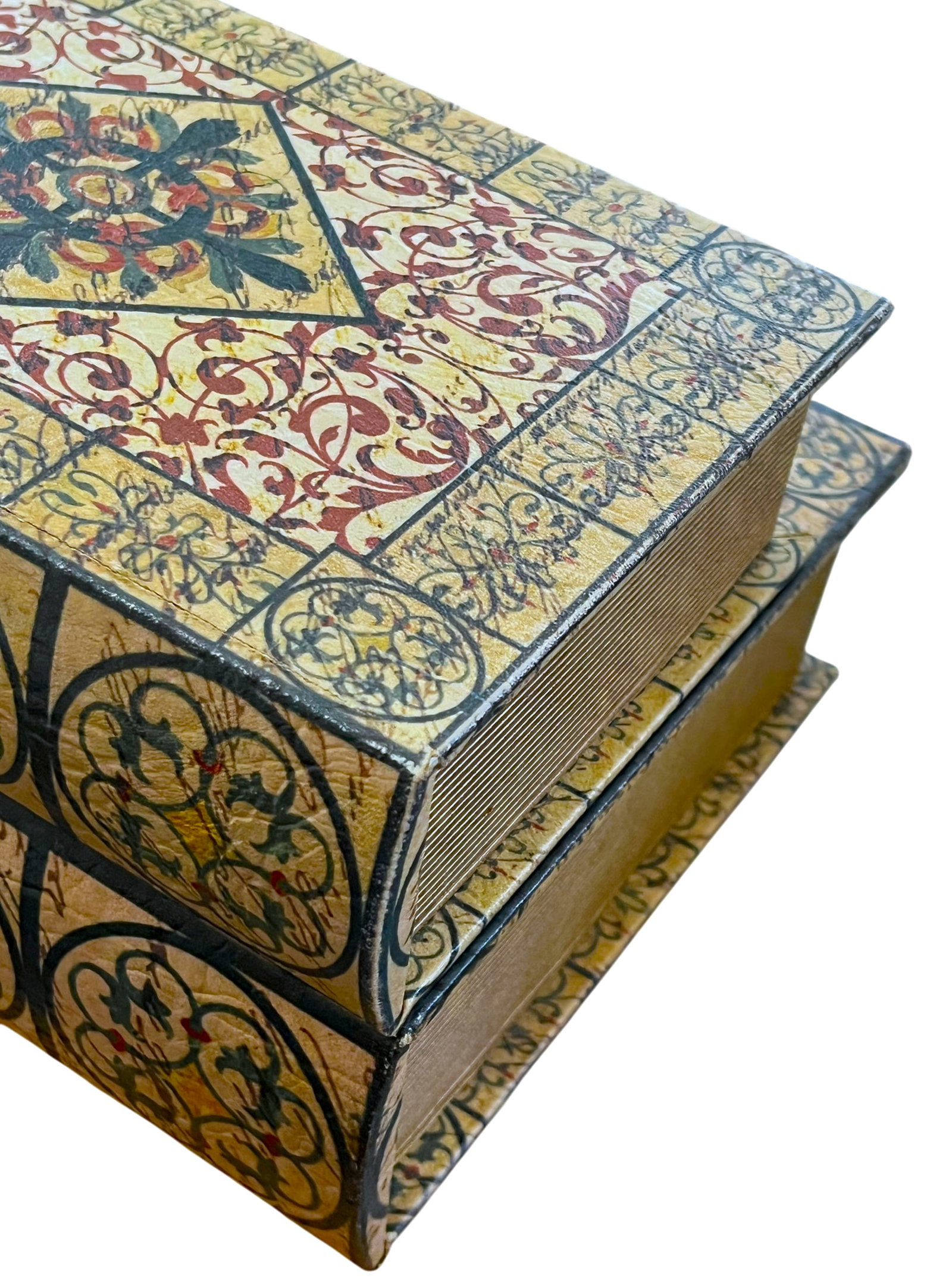 Pair of Trompe L'Oeil Faux Book Boxes in the Italian Florentine Style, 11" - 6