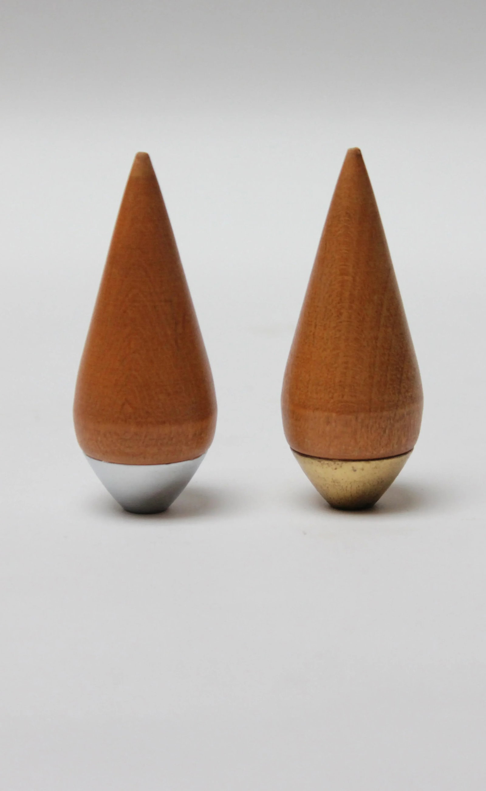 Danish Modern Conical Teak Salt and Pepper Shakers by P. J. Ostergaard - 12
