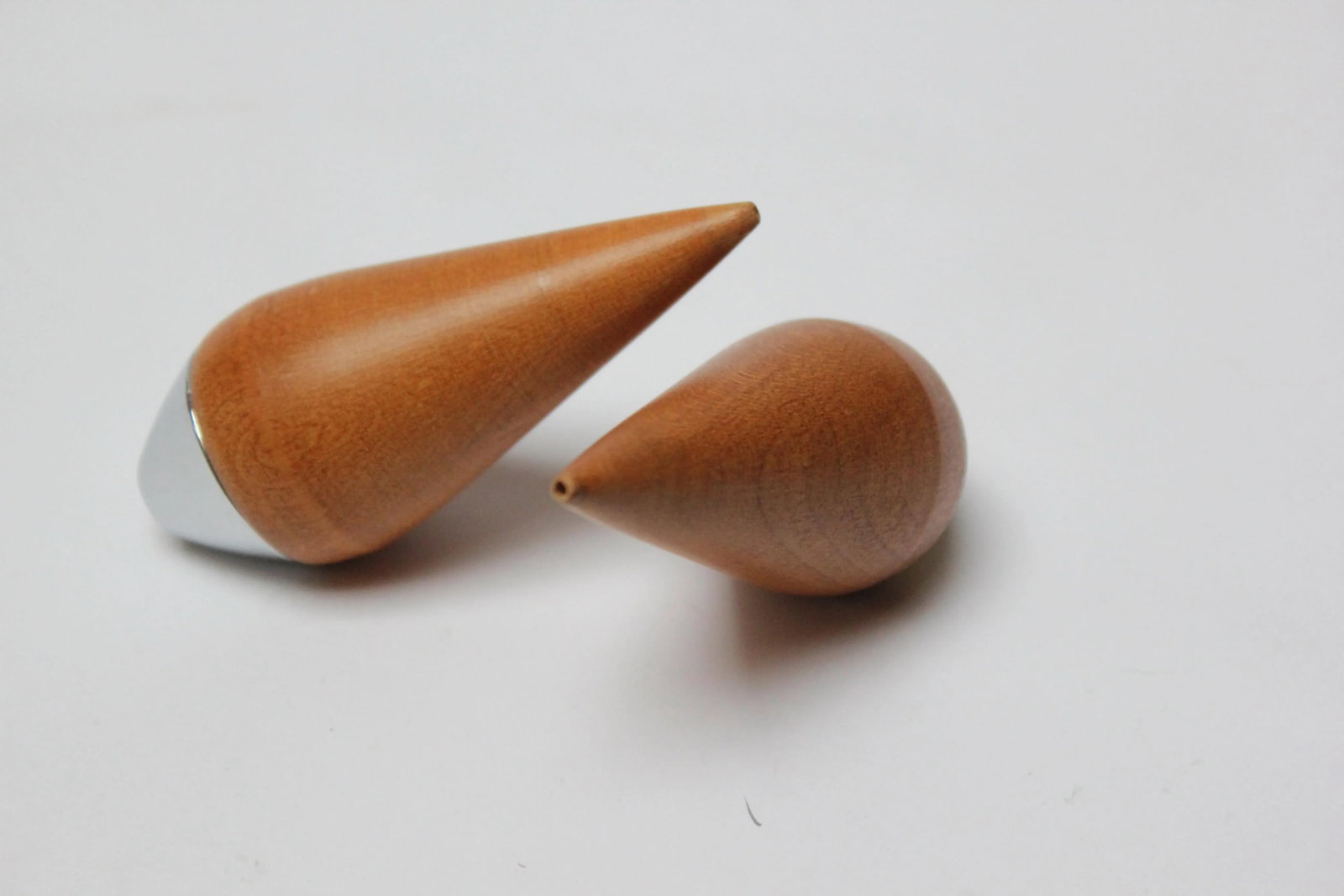 Danish Modern Conical Teak Salt and Pepper Shakers by P. J. Ostergaard - 2