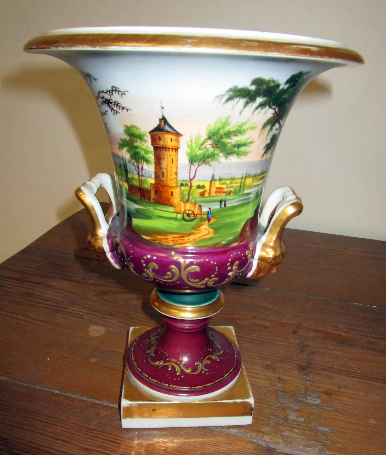 Old Paris Campagna Form Urns - a Pair - 3