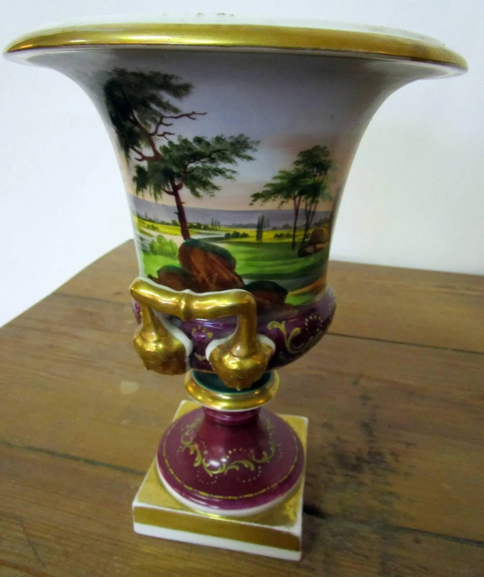 Old Paris Campagna Form Urns - a Pair - 4