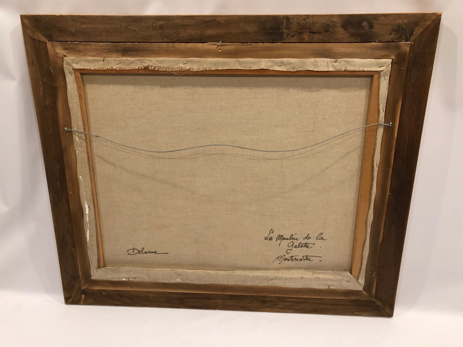 Lucien Delarue Original Painting Titled Le Moulin De La Galette - 12