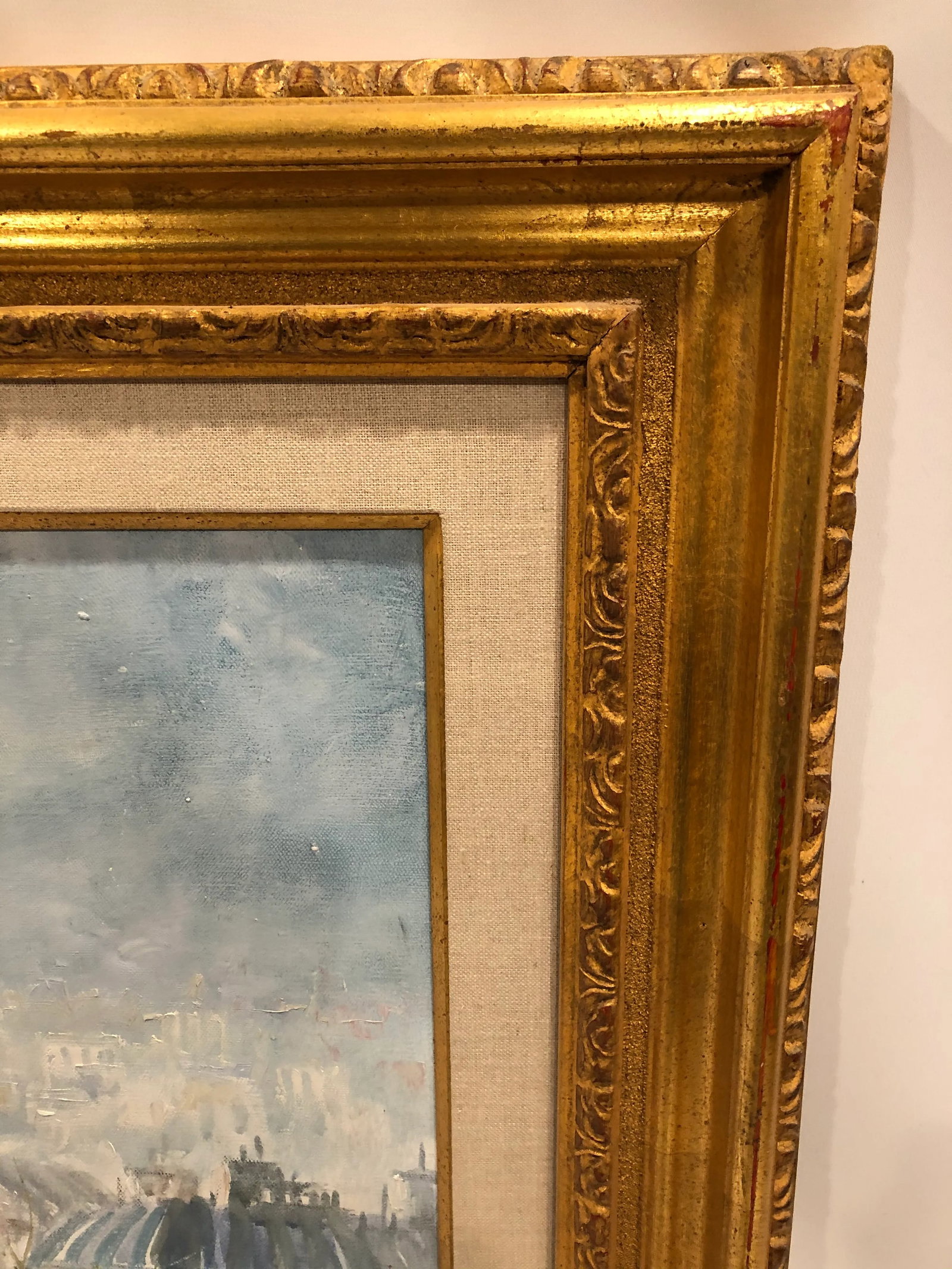 Lucien Delarue Original Painting Titled Le Moulin De La Galette - 8
