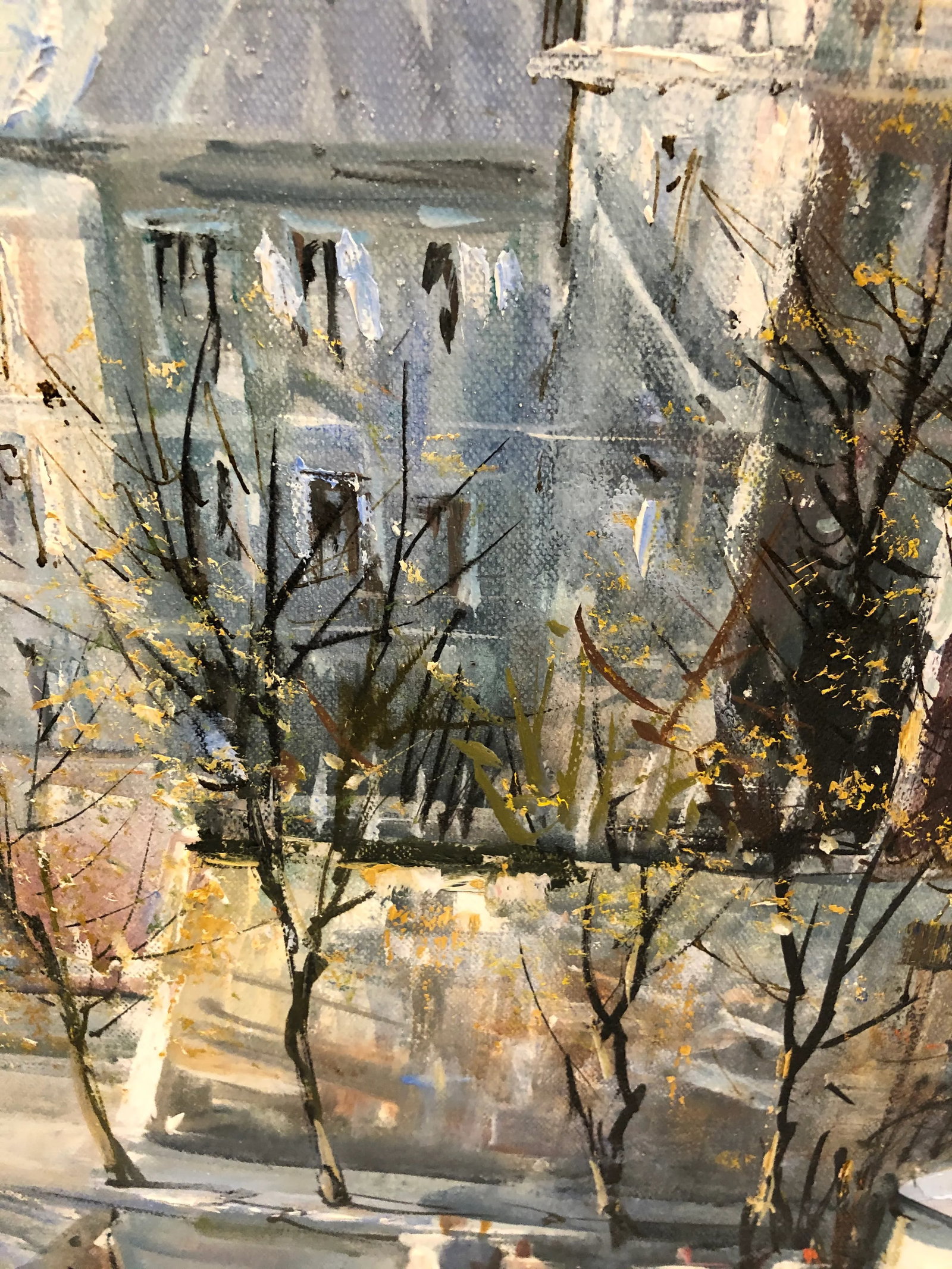 Lucien Delarue Original Painting Titled Le Moulin De La Galette - 9