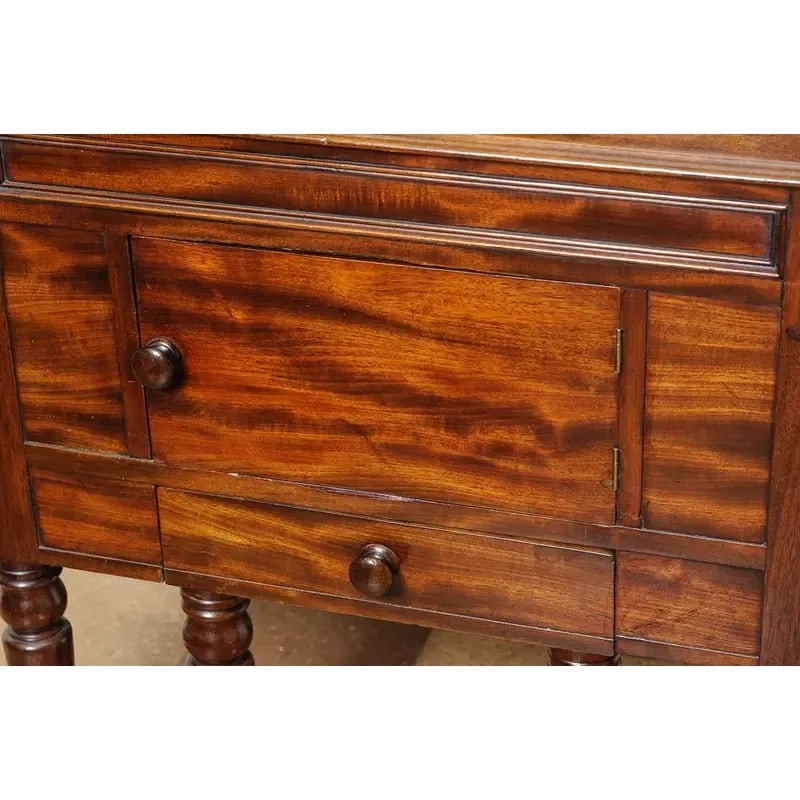 1840's English Mahogany Bedside Stand - 4