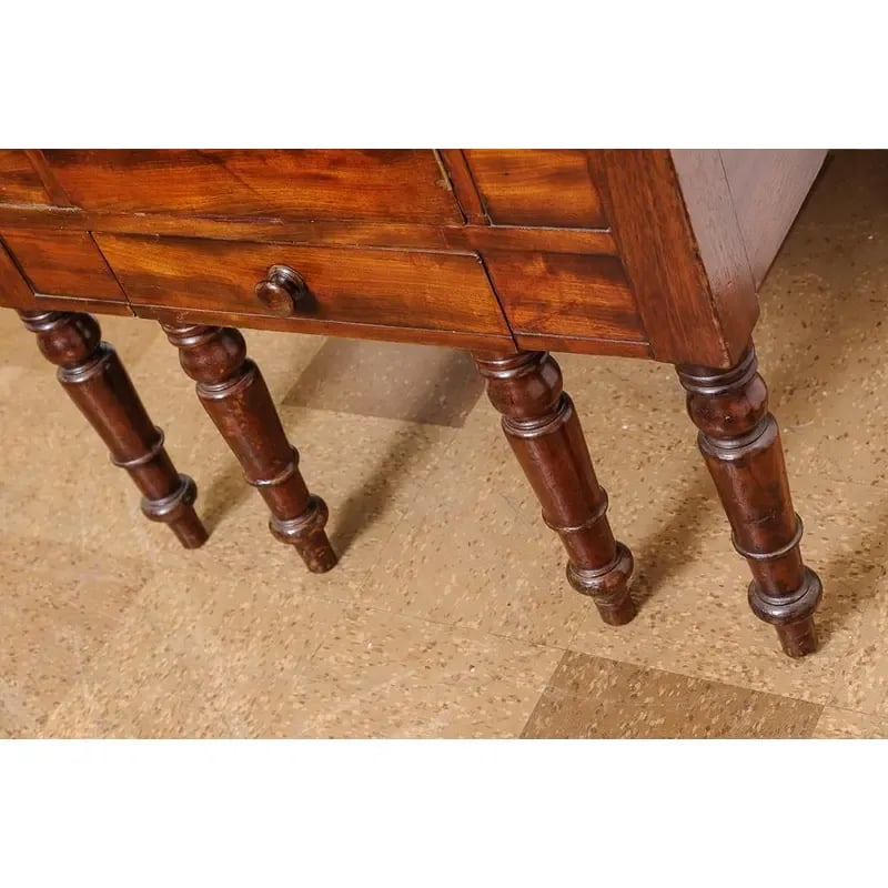 1840's English Mahogany Bedside Stand - 5