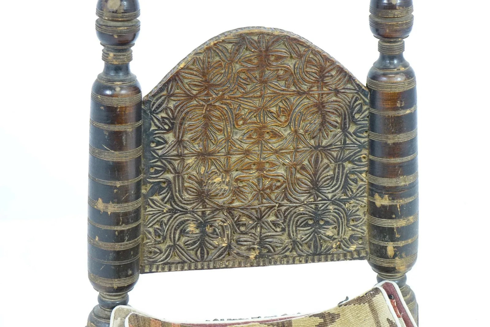 Late 19th Century Antique Middle Eastern Low Chair - 3