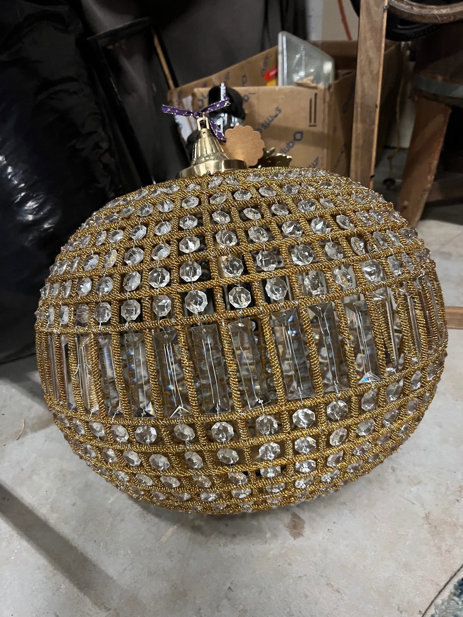 1970s Gold Sphere Pendant - 2
