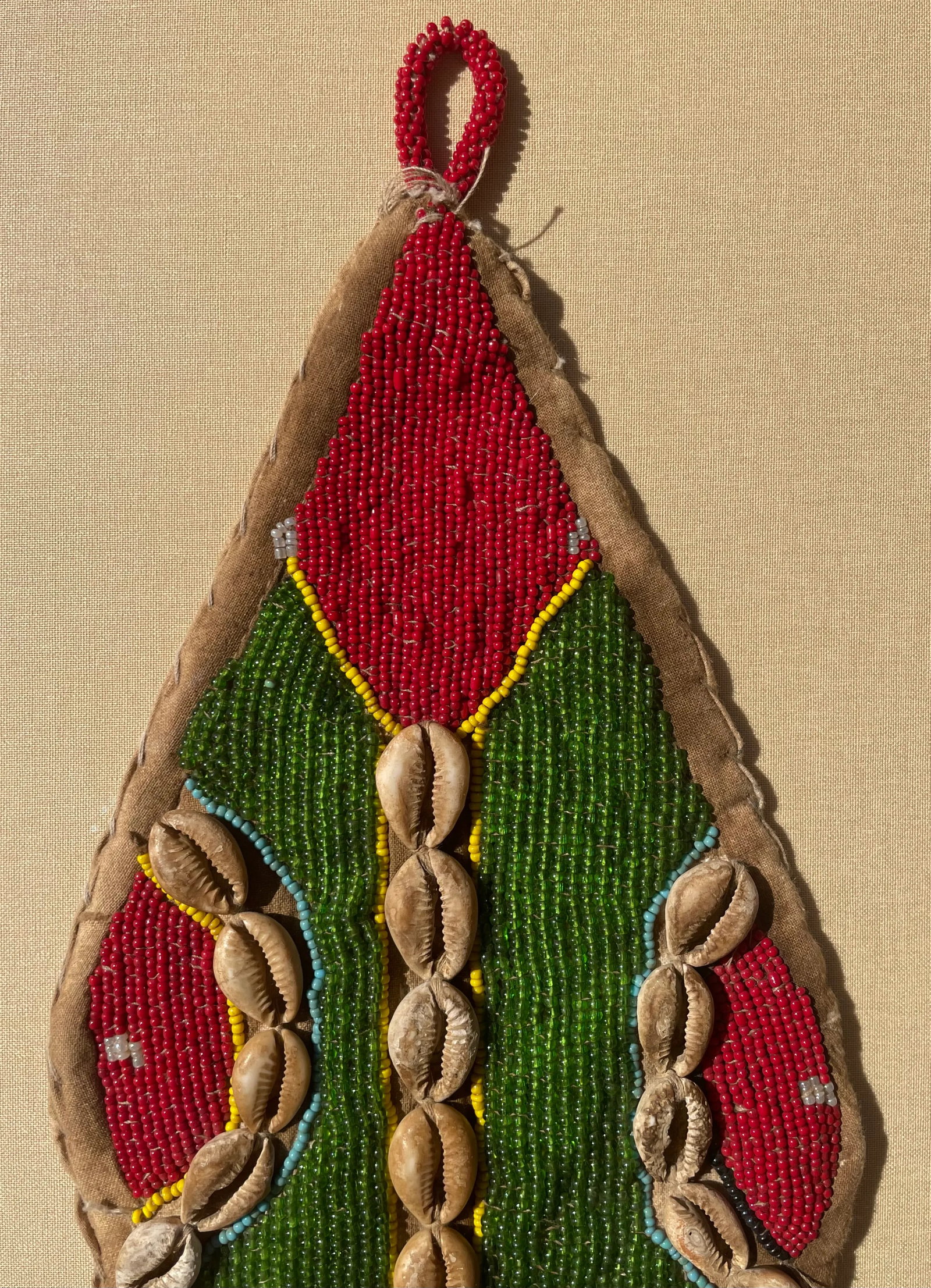 Beaded African Lizard Panel - 5