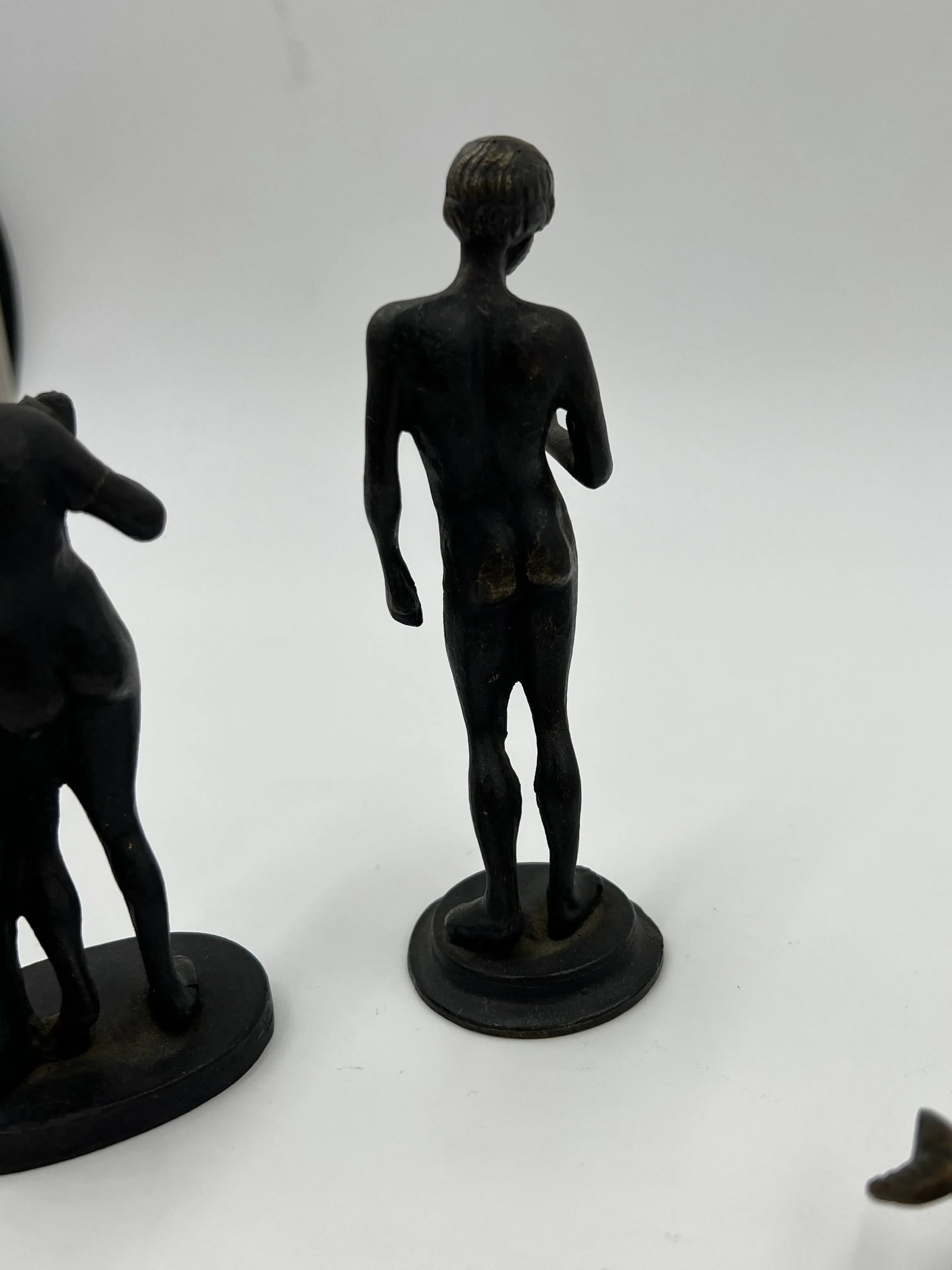 5 Piece Antique Italian Grand Tour Bronze Figures Including Venus, Eros & More! - 10