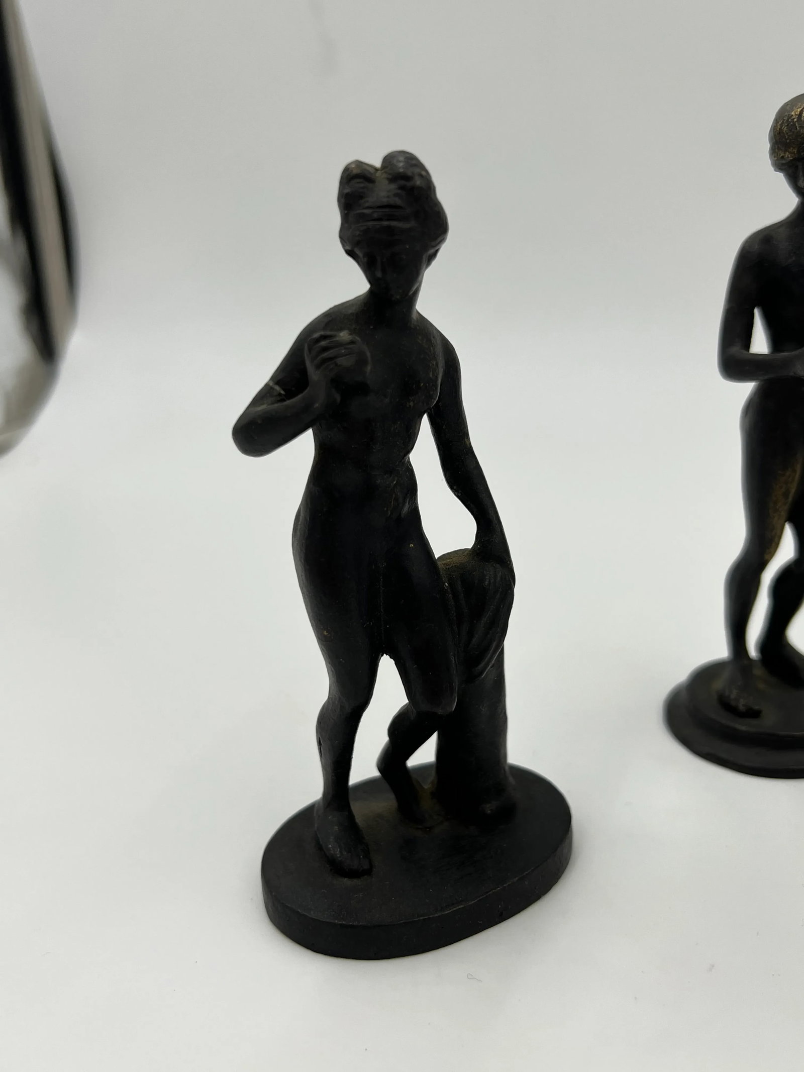 5 Piece Antique Italian Grand Tour Bronze Figures Including Venus, Eros & More! - 2
