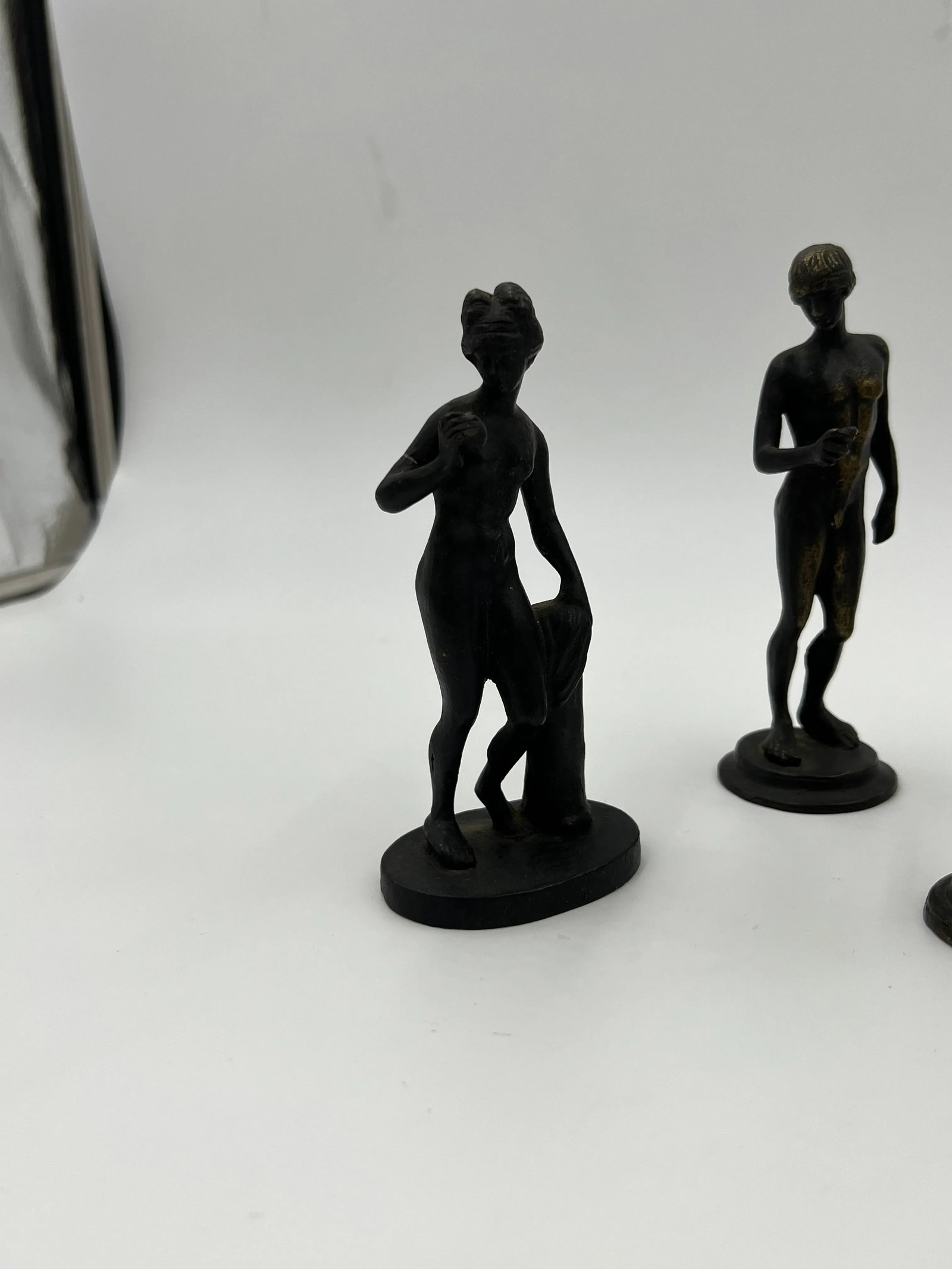 5 Piece Antique Italian Grand Tour Bronze Figures Including Venus, Eros & More! - 3