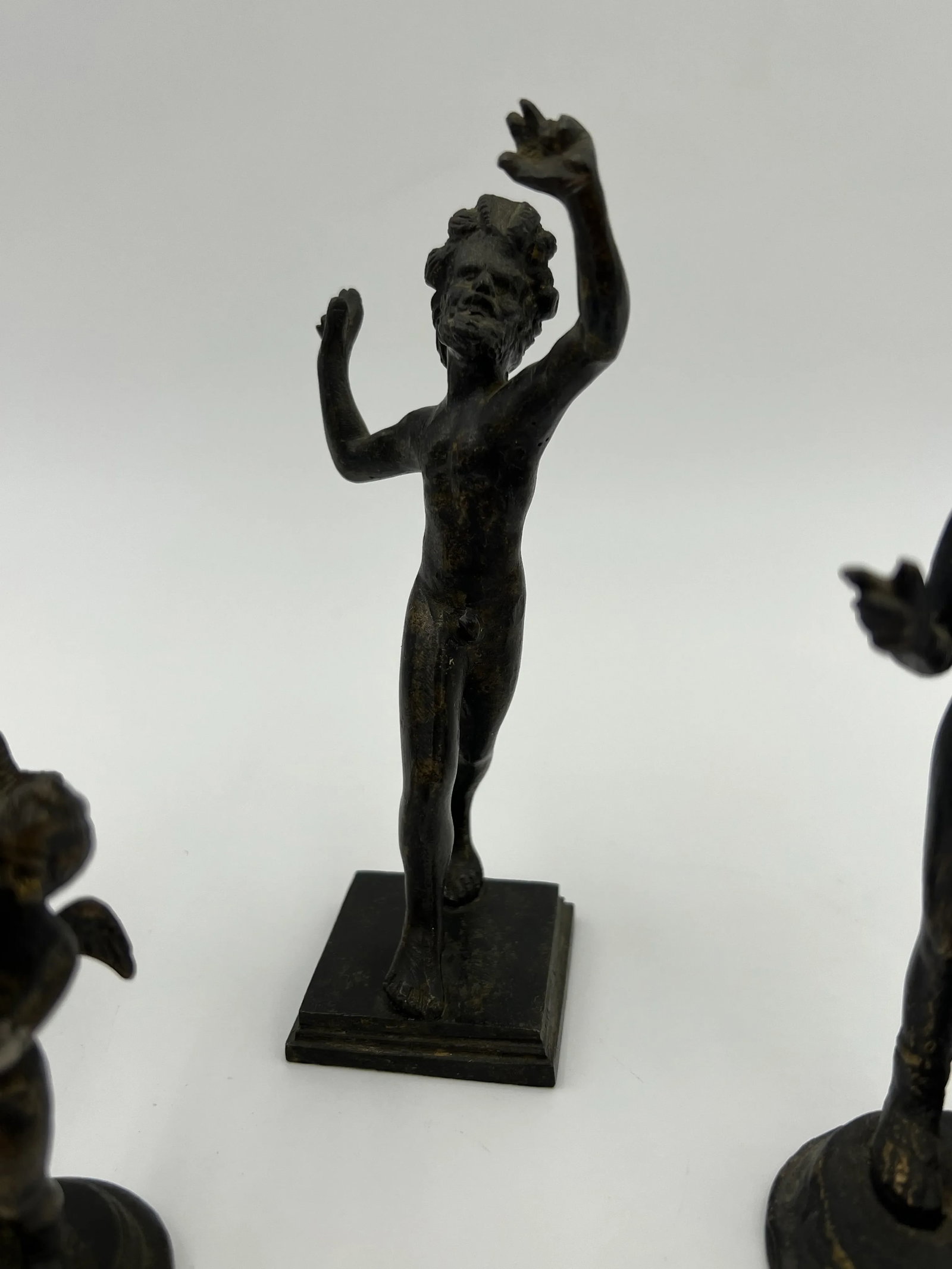 5 Piece Antique Italian Grand Tour Bronze Figures Including Venus, Eros & More! - 6