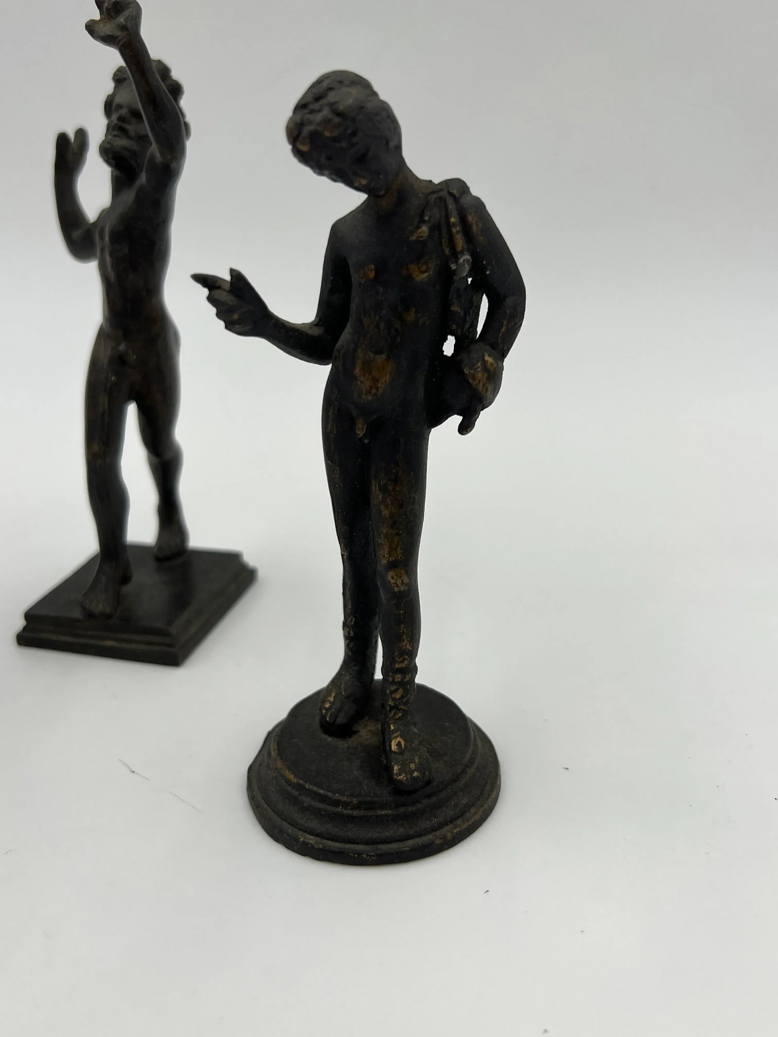 5 Piece Antique Italian Grand Tour Bronze Figures Including Venus, Eros & More! - 7