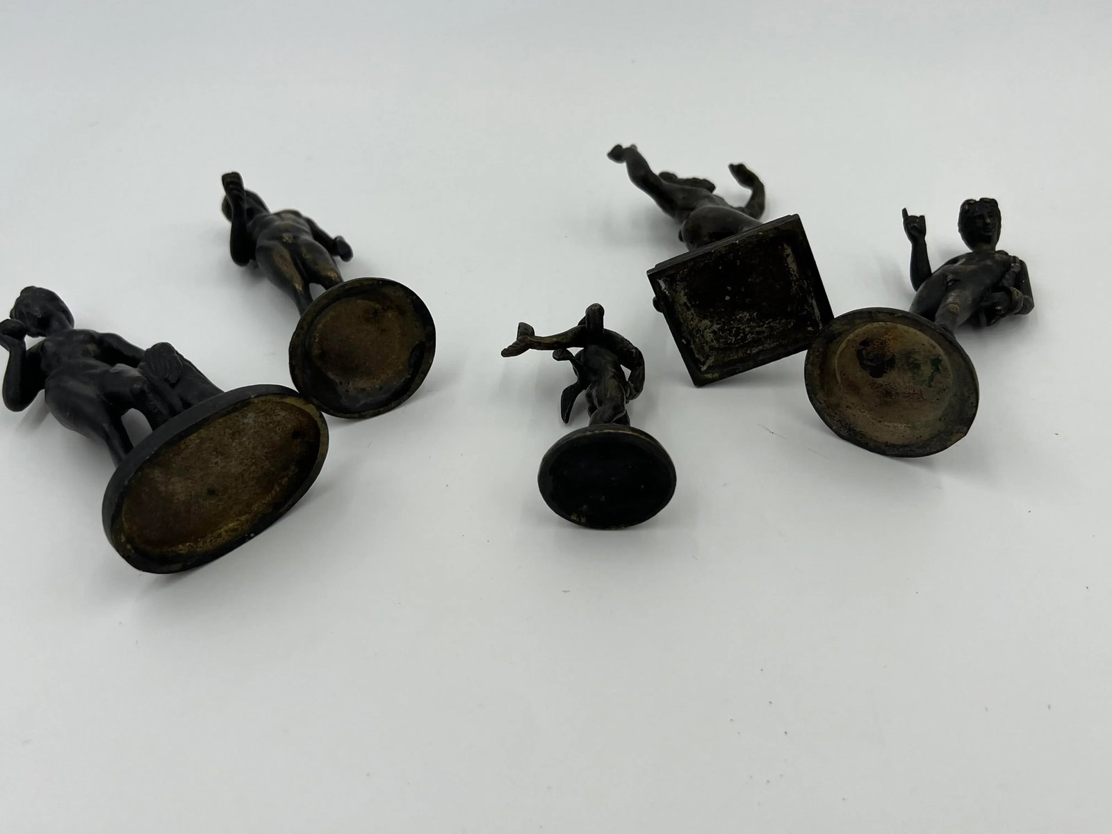 5 Piece Antique Italian Grand Tour Bronze Figures Including Venus, Eros & More! - 8