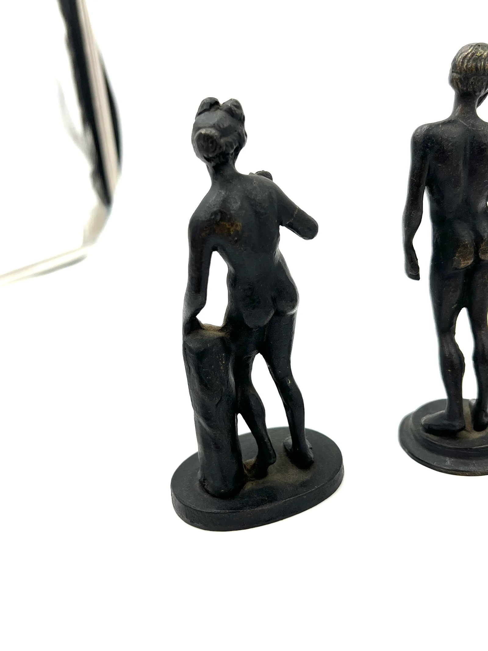5 Piece Antique Italian Grand Tour Bronze Figures Including Venus, Eros & More! - 9