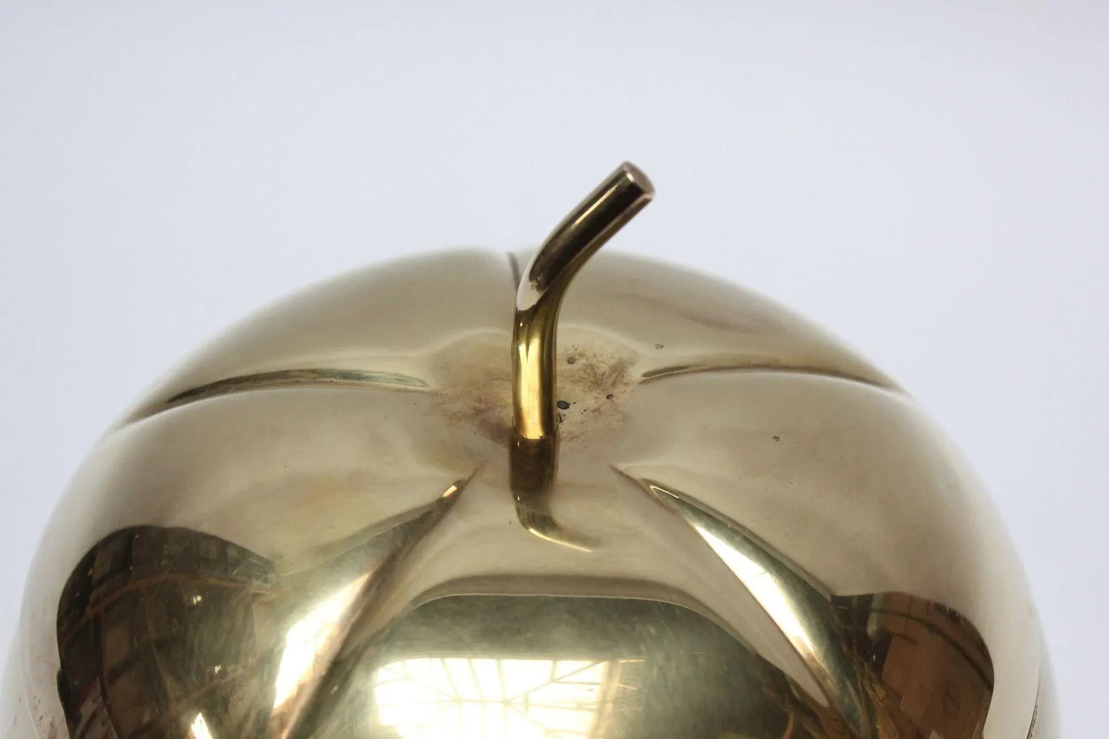 Mid-Century Italian Modern Brass "Pumpkin" Ice Bucket - 11