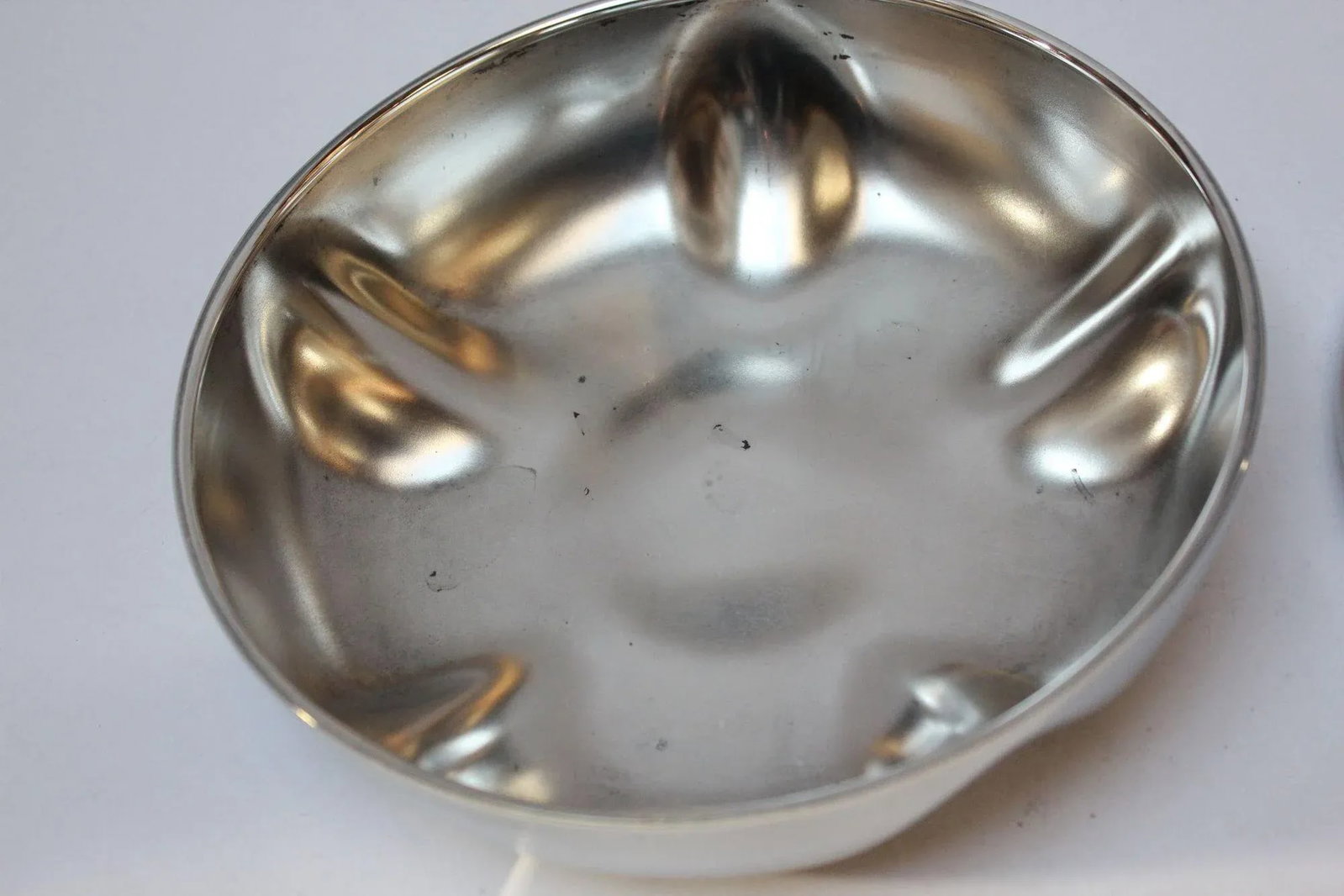 Italian Modernist Silver-Plated "Squash" Lidded Serving/Candy Dish - 9