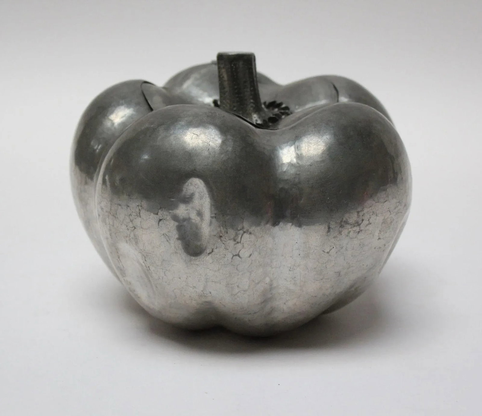 Italian Modernist Pewter "Pumpkin" Ice Bucket - 2