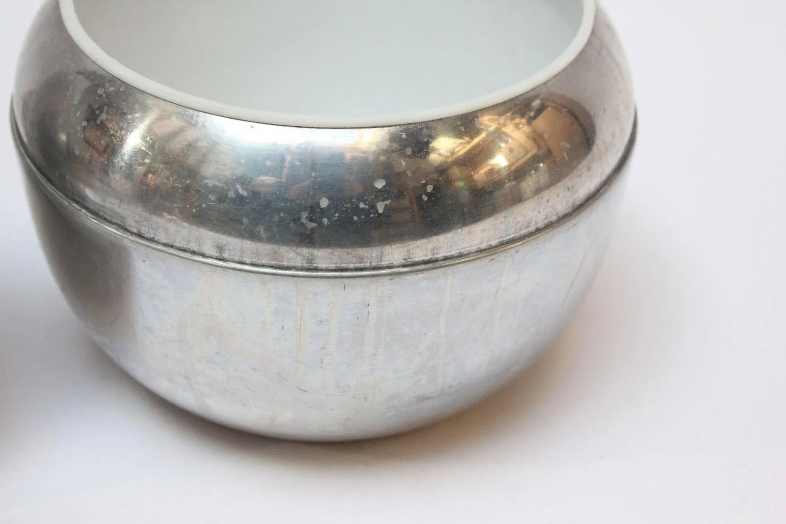 Mid-Century Italian Modern Aluminum "Pear" Ice Bucket - 6