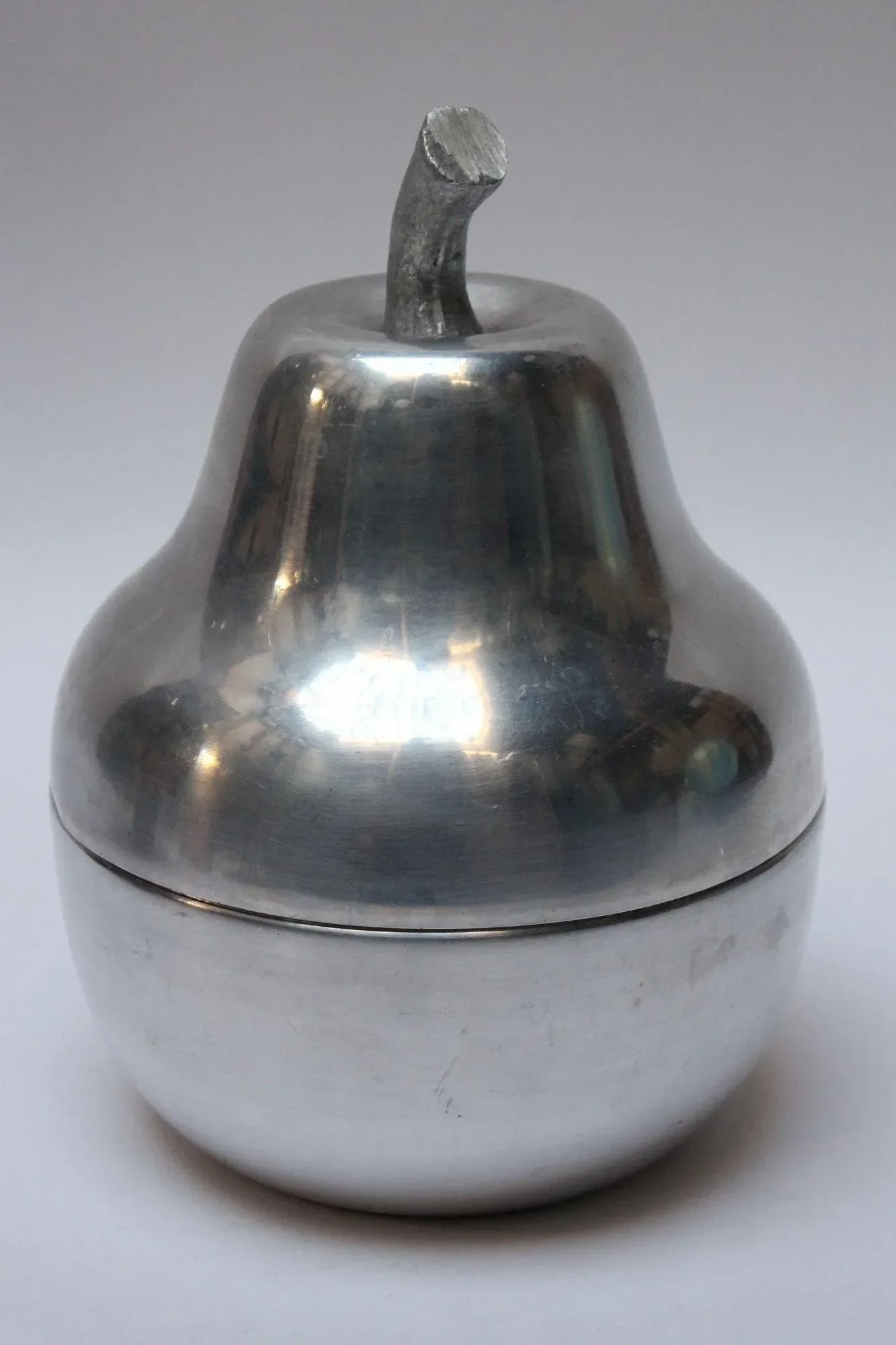 Vintage Italian Aluminum "Pear" Ice Bucket - 13