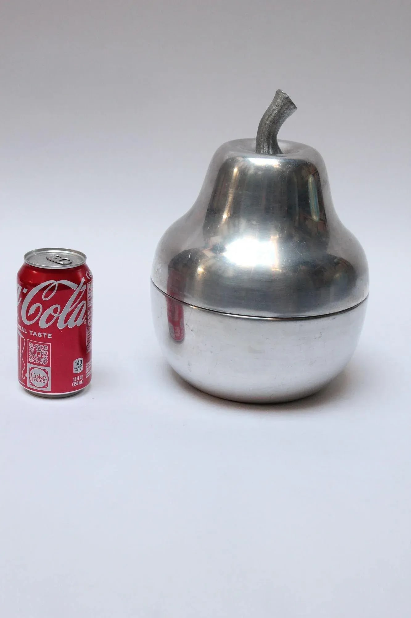 Vintage Italian Aluminum "Pear" Ice Bucket - 4