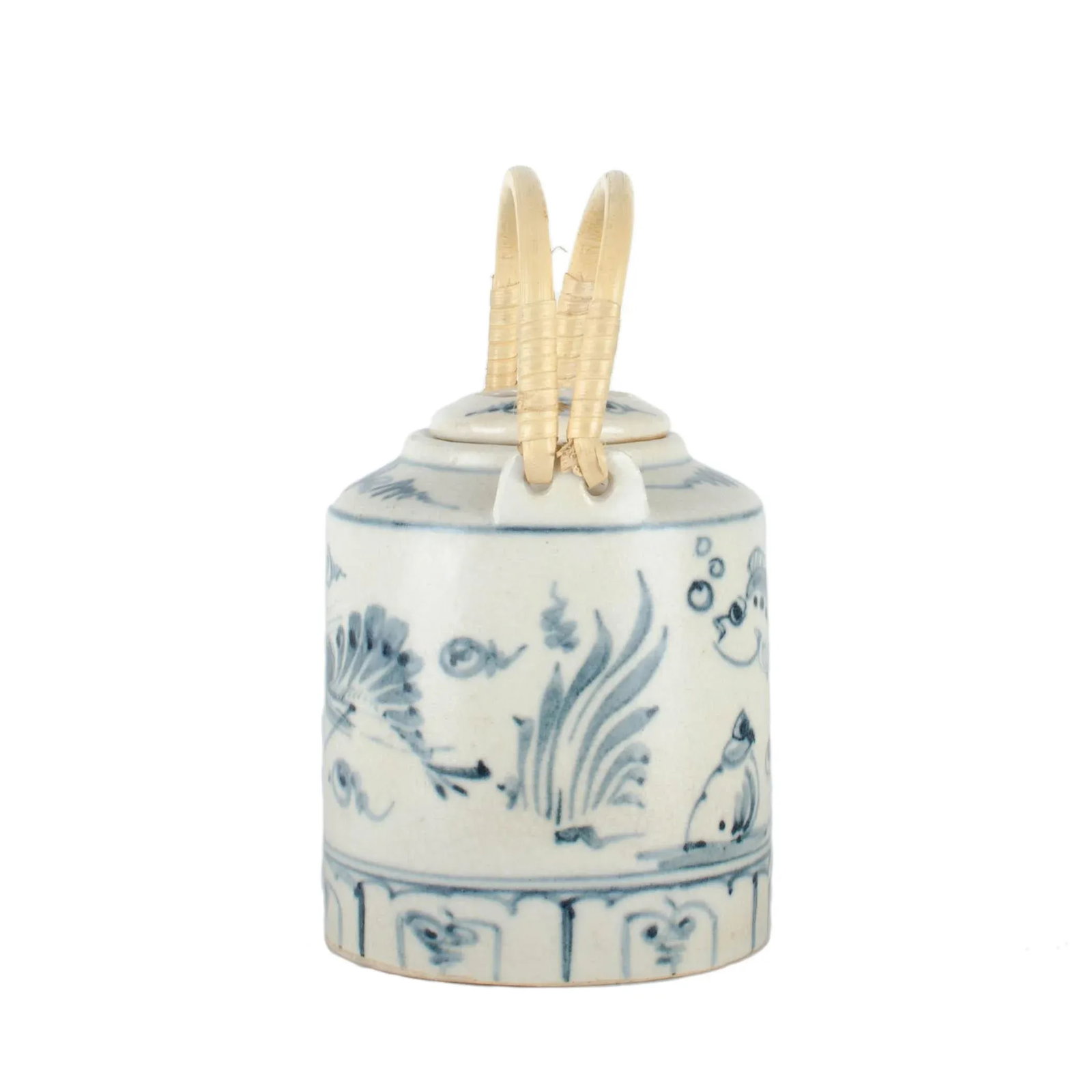 Japanese Lacquer Padded Teapot Caddy - 7