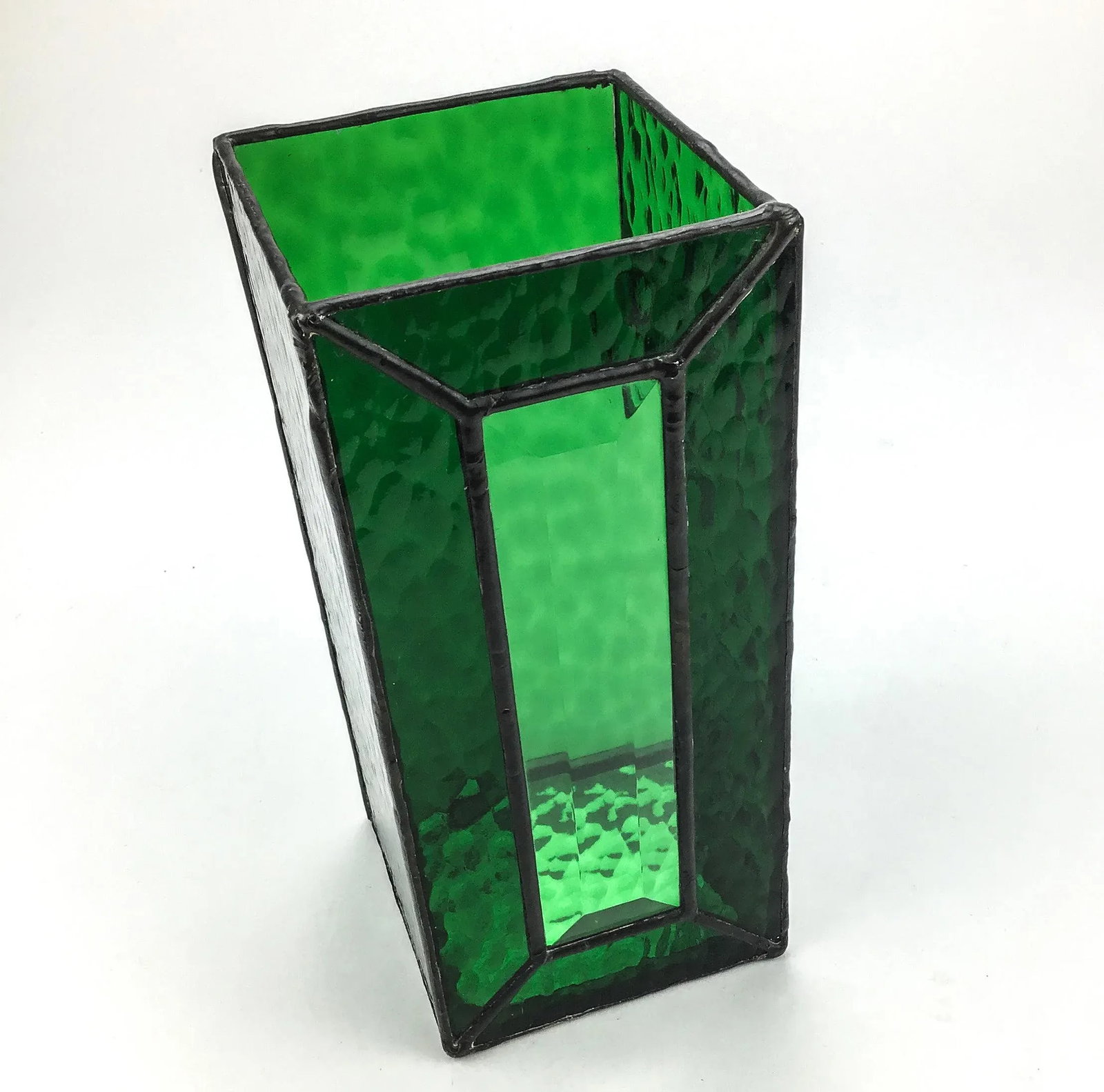 Stained Glass in Lead Frame Candle Stand - 13