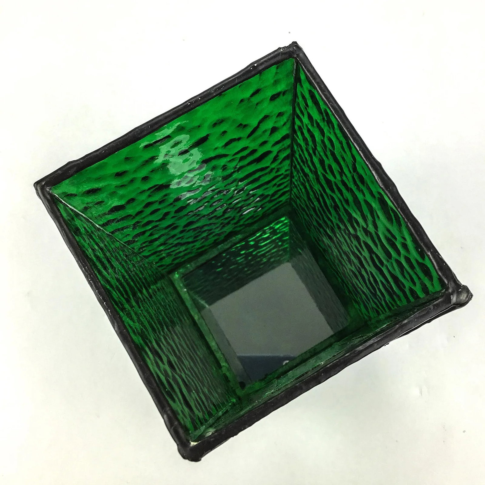 Stained Glass in Lead Frame Candle Stand - 7