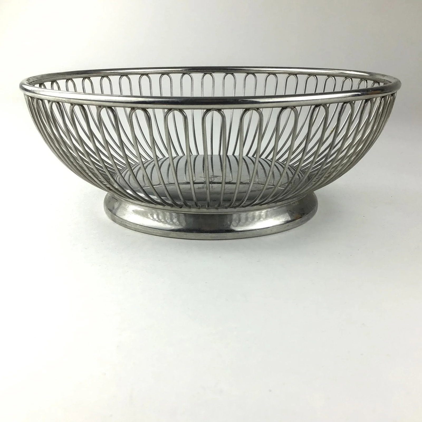 Alessi Italian Stainless Wire Design Bread Basket - 3