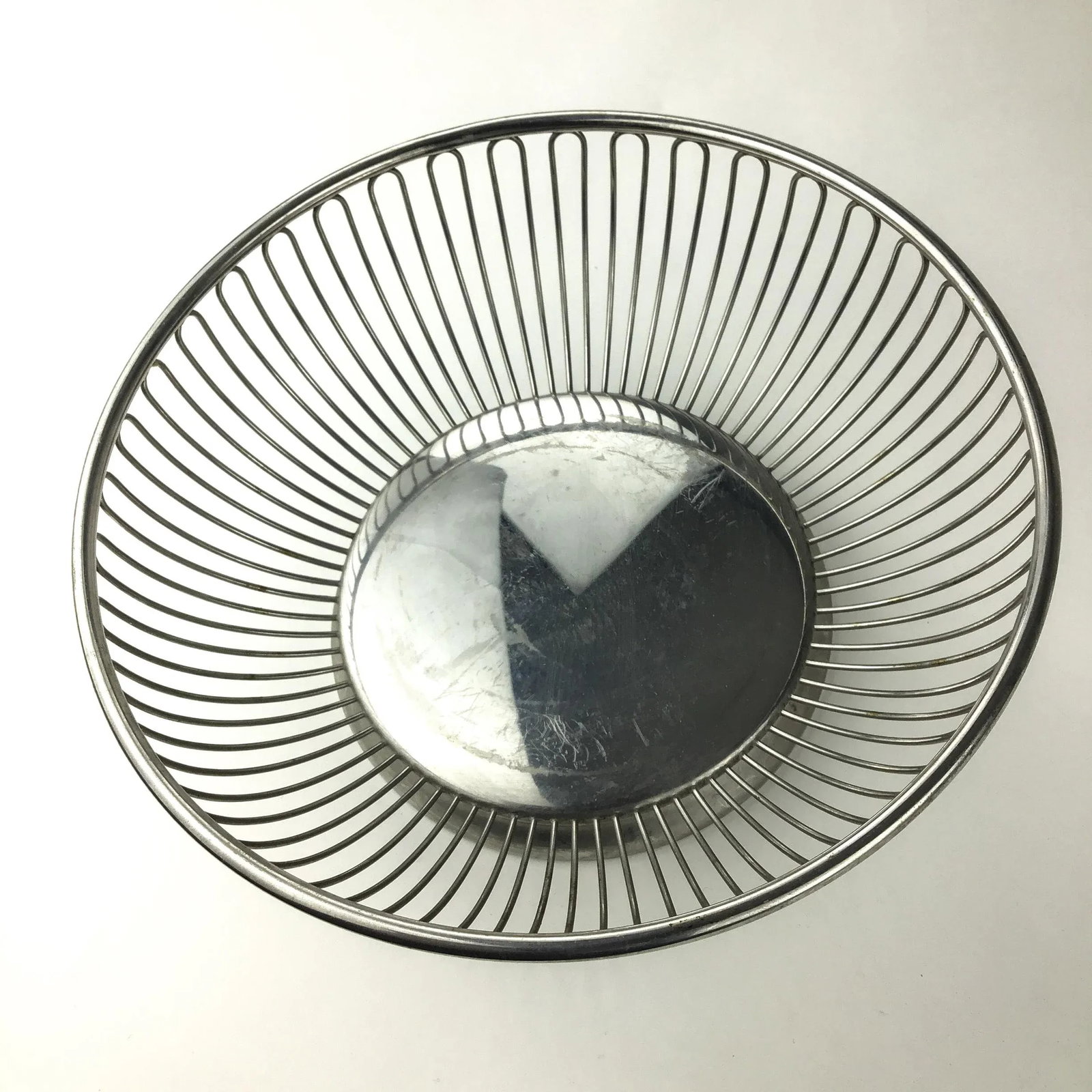 Alessi Italian Stainless Wire Design Bread Basket - 4