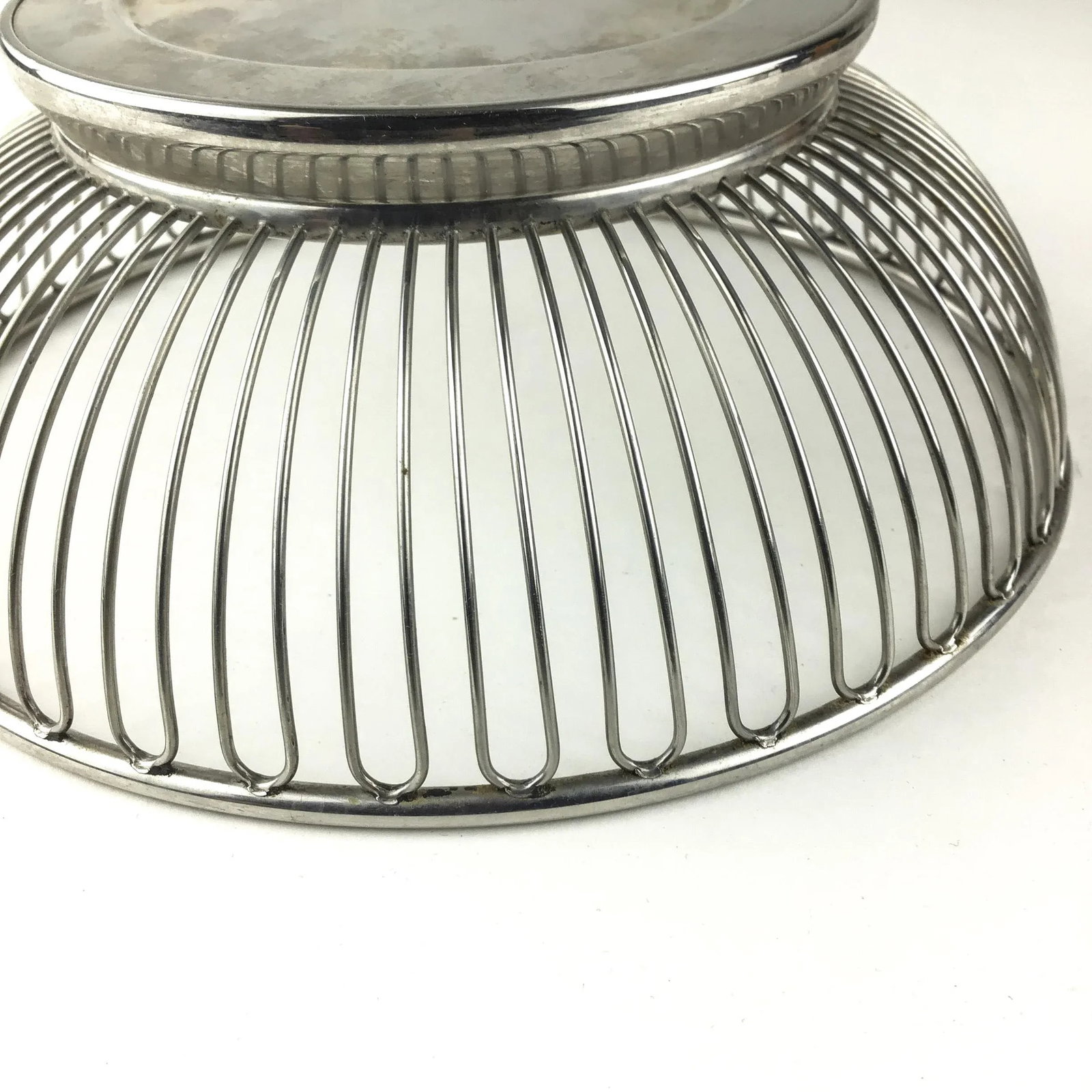 Alessi Italian Stainless Wire Design Bread Basket - 7
