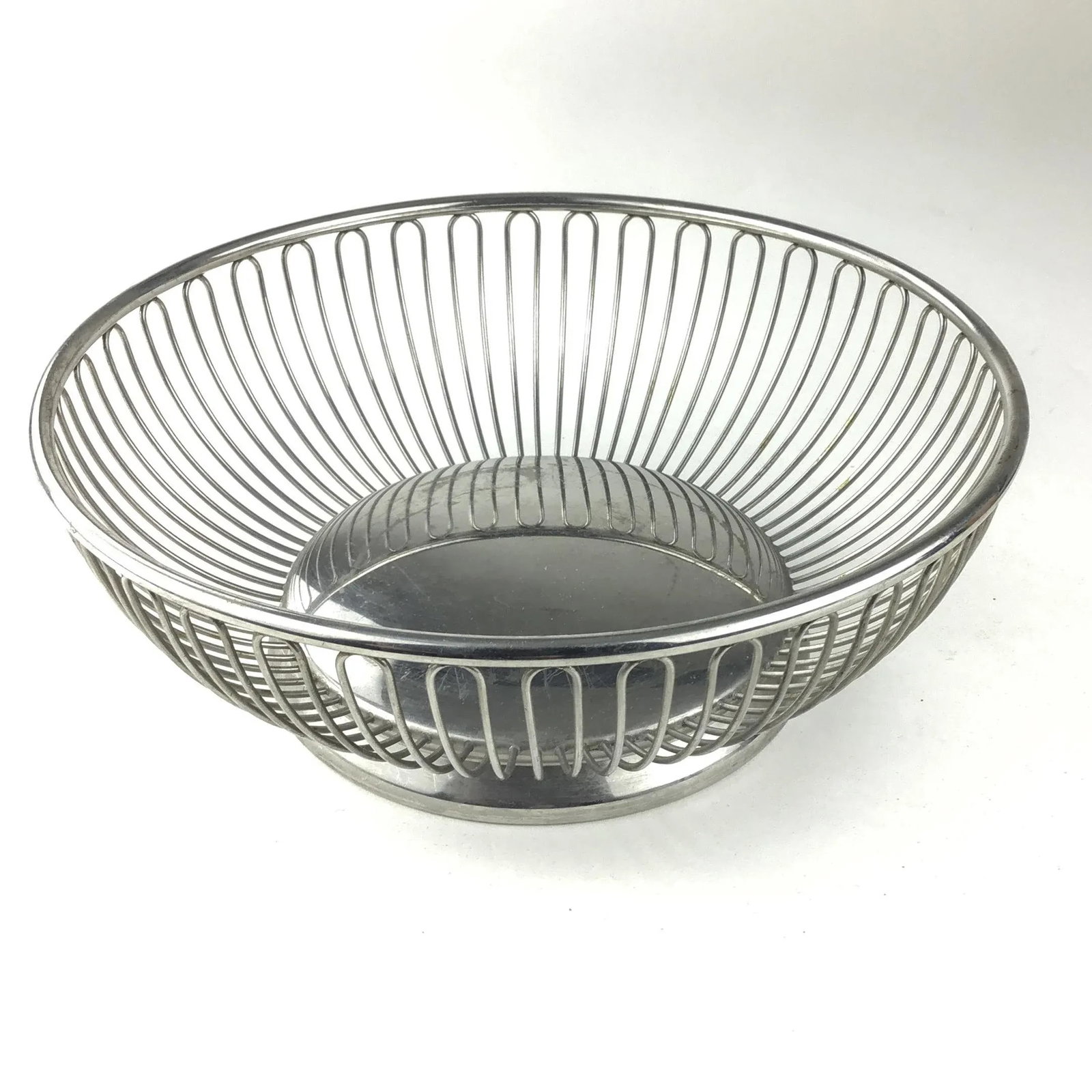 Alessi Italian Stainless Wire Design Bread Basket - 8