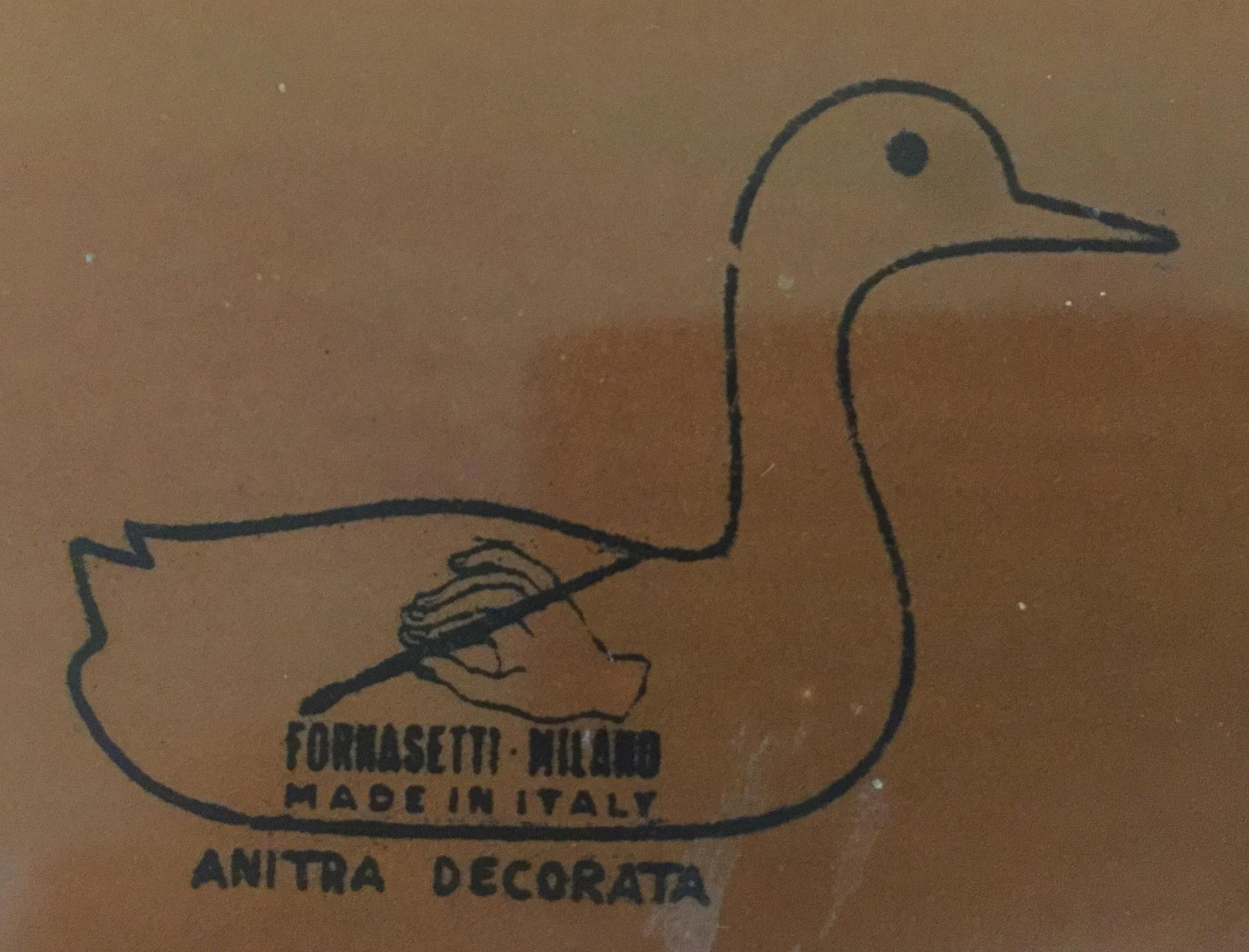 Piero Fornasetti for Fornasetti Milano Hand Painted Ceramic Duck Tureen - 7