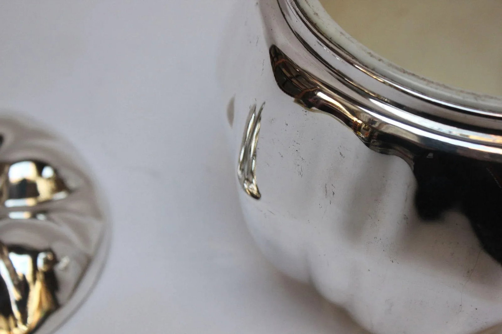 Vintage Italian Silver-Plated Insulated "Pumpkin" Ice Bucket by Teghini - 8
