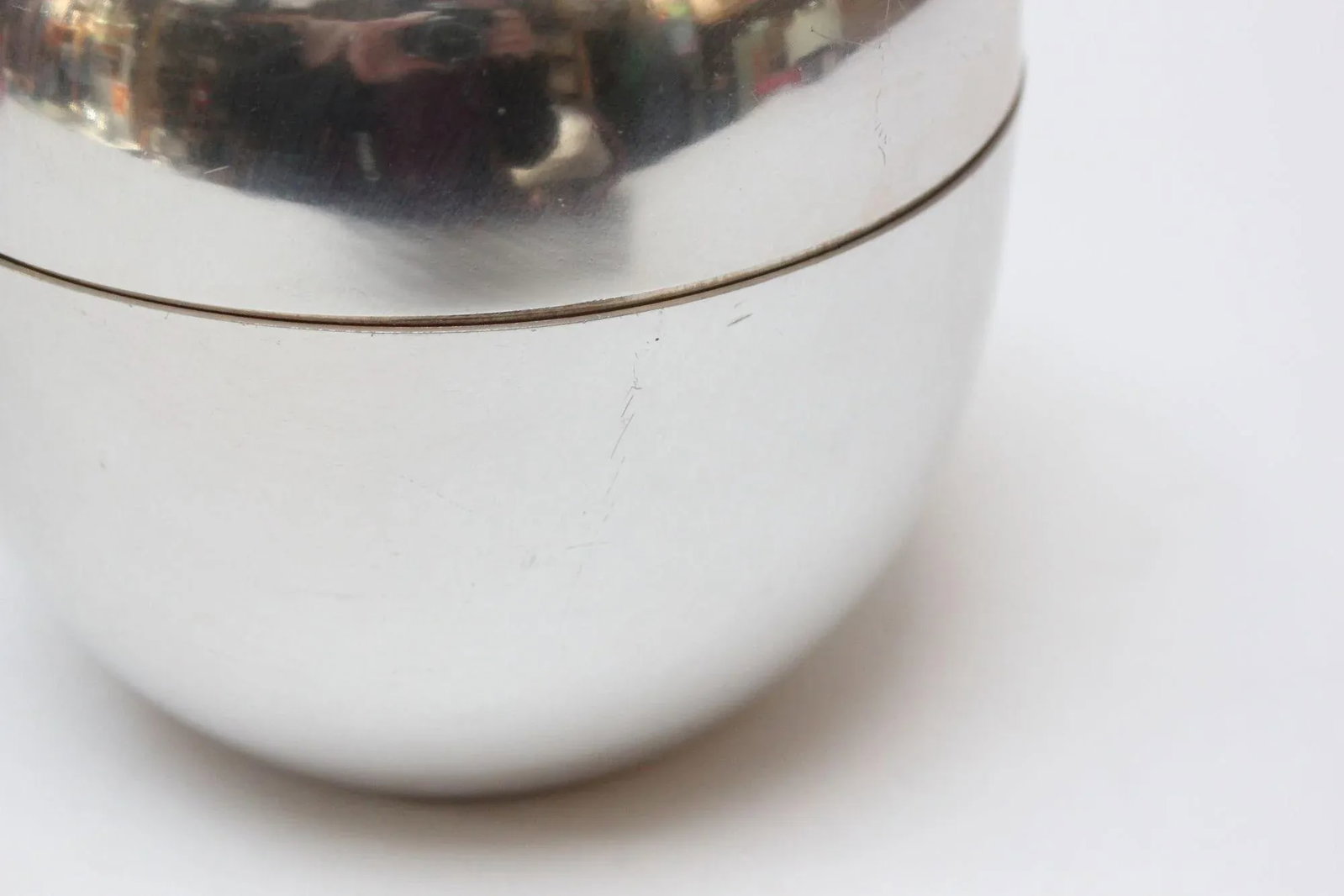 Mid-Century Italian Aluminum "Mela" Ice Bucket by Ettore Sottsass for Rinnovel - 7