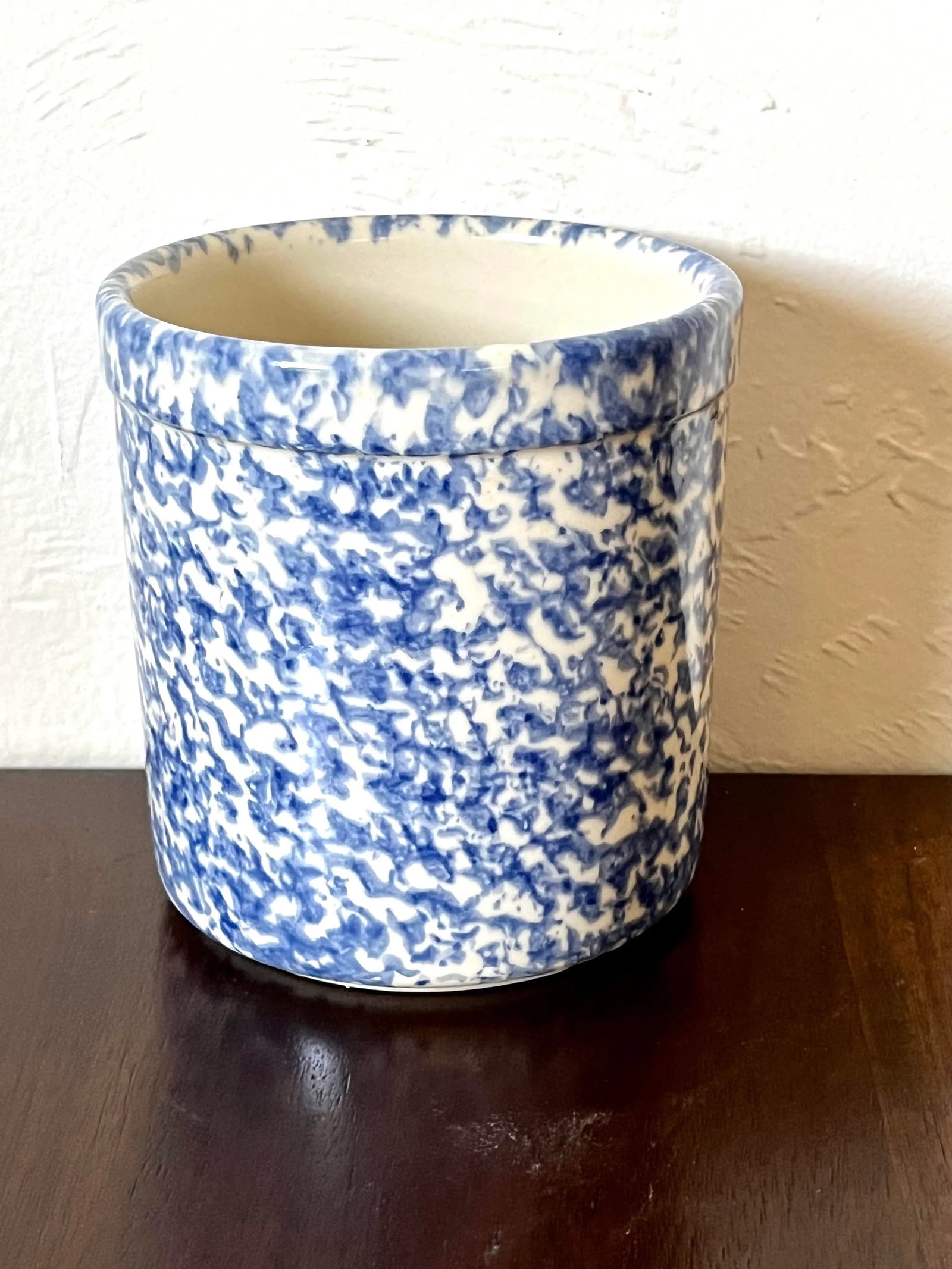 Roseville 1980s Ceramic Blue and White Ceramic Cookware - 2